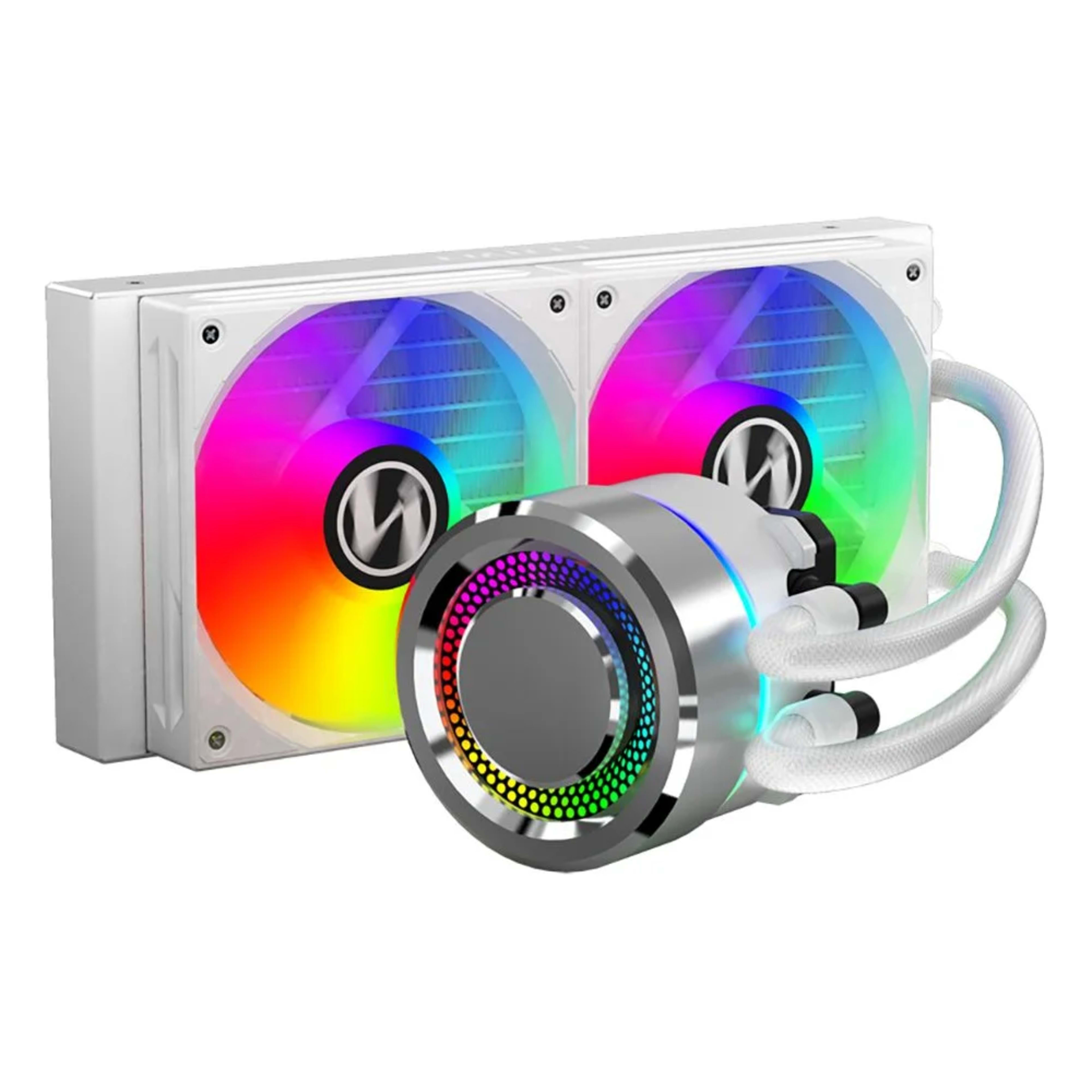 Lian Li Galahad 240 ARGB AIO Liquid CPU Cooler – White - Main Image Lian Li Galahad 240 ARGB AIO Liquid CPU Cooler – White - Main Image