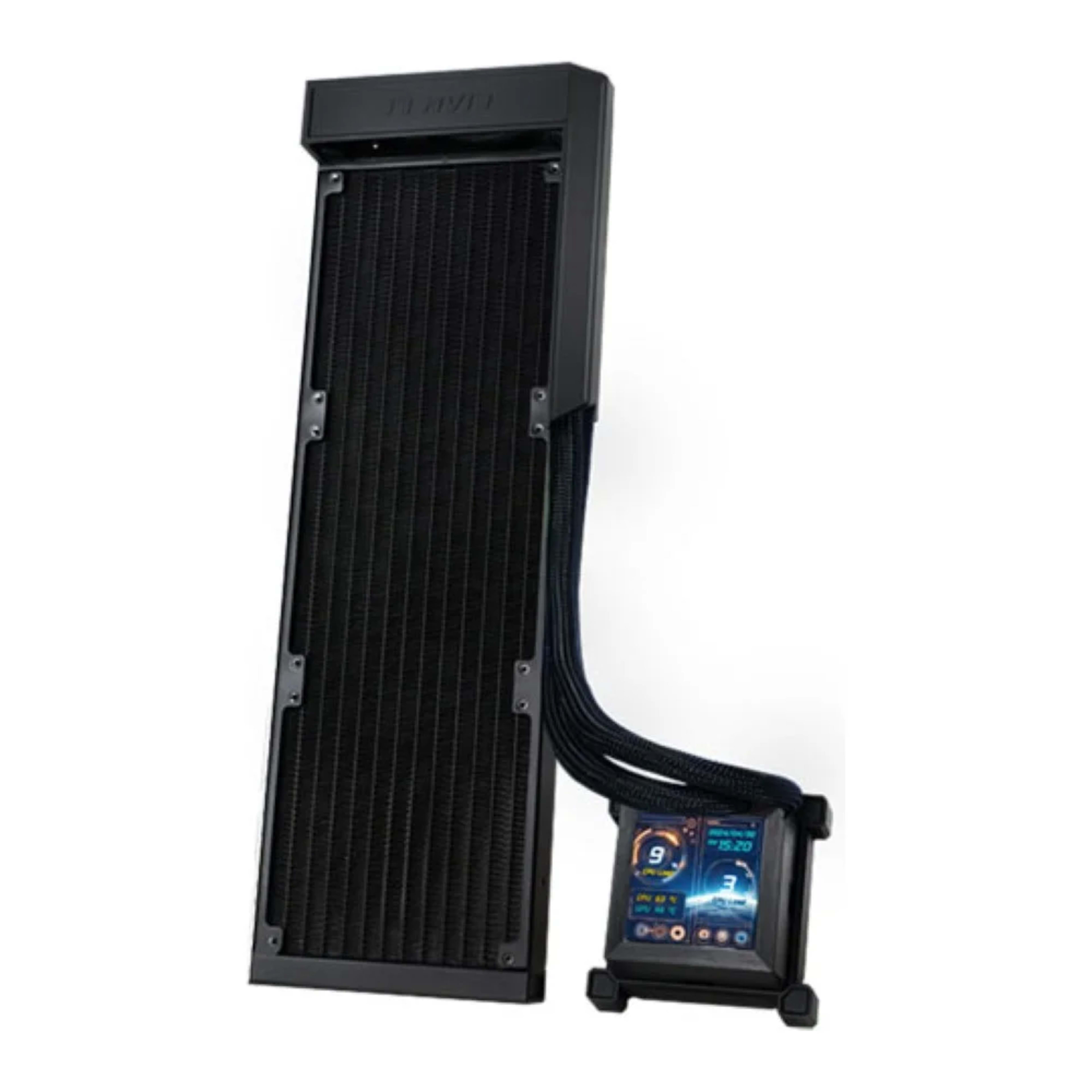 Lian Li Hydroshift 360 2.88” IPS LCD AIO Cooler Black Without Fan - Main Image Lian Li Hydroshift 360 2.88” IPS LCD AIO Cooler Black Without Fan - Main Image