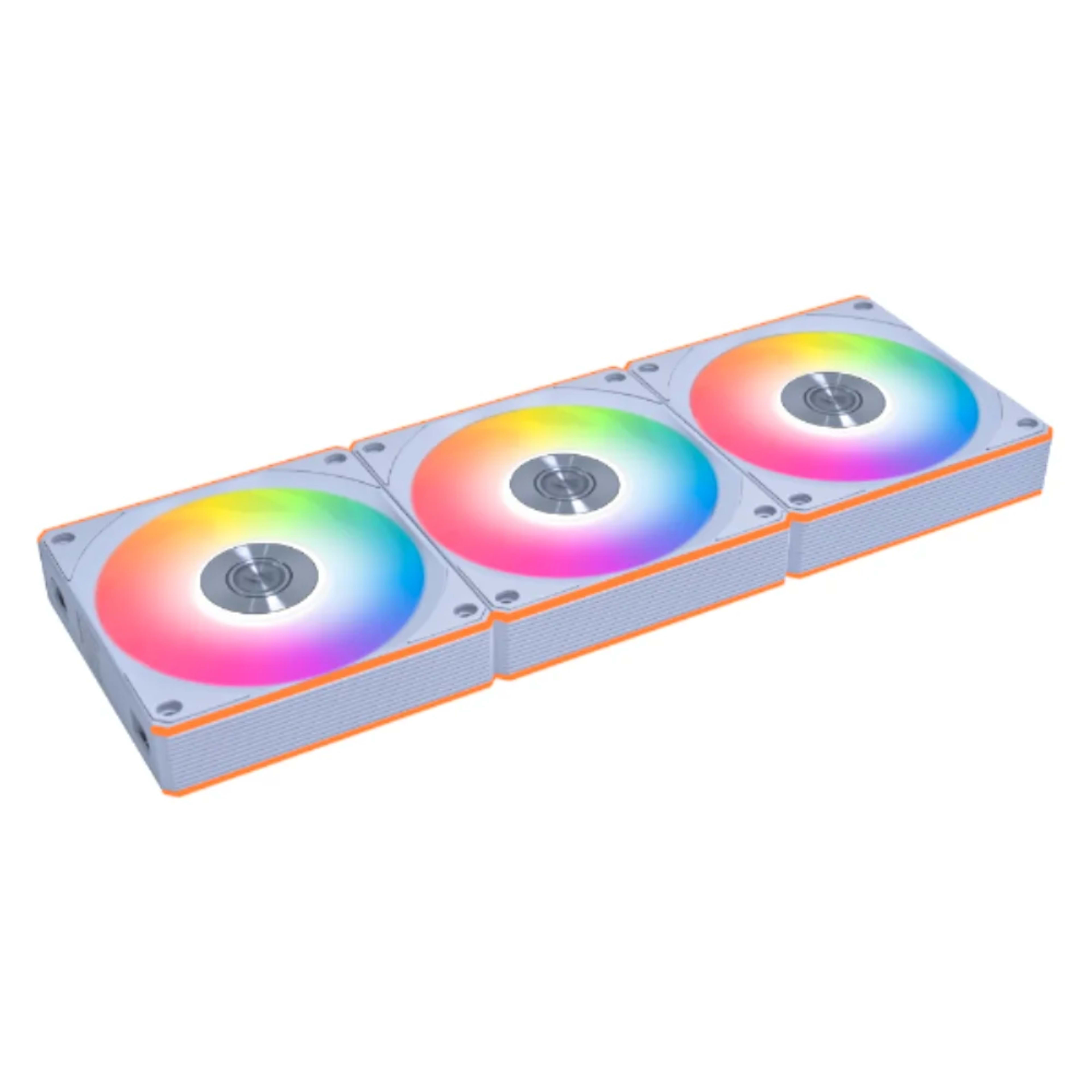 LIAN LI UNI FAN CL WIRELESS REVERSE (3pcs) with controller. - White - Main Image LIAN LI UNI FAN CL WIRELESS REVERSE (3pcs) with controller. - White - Main Image