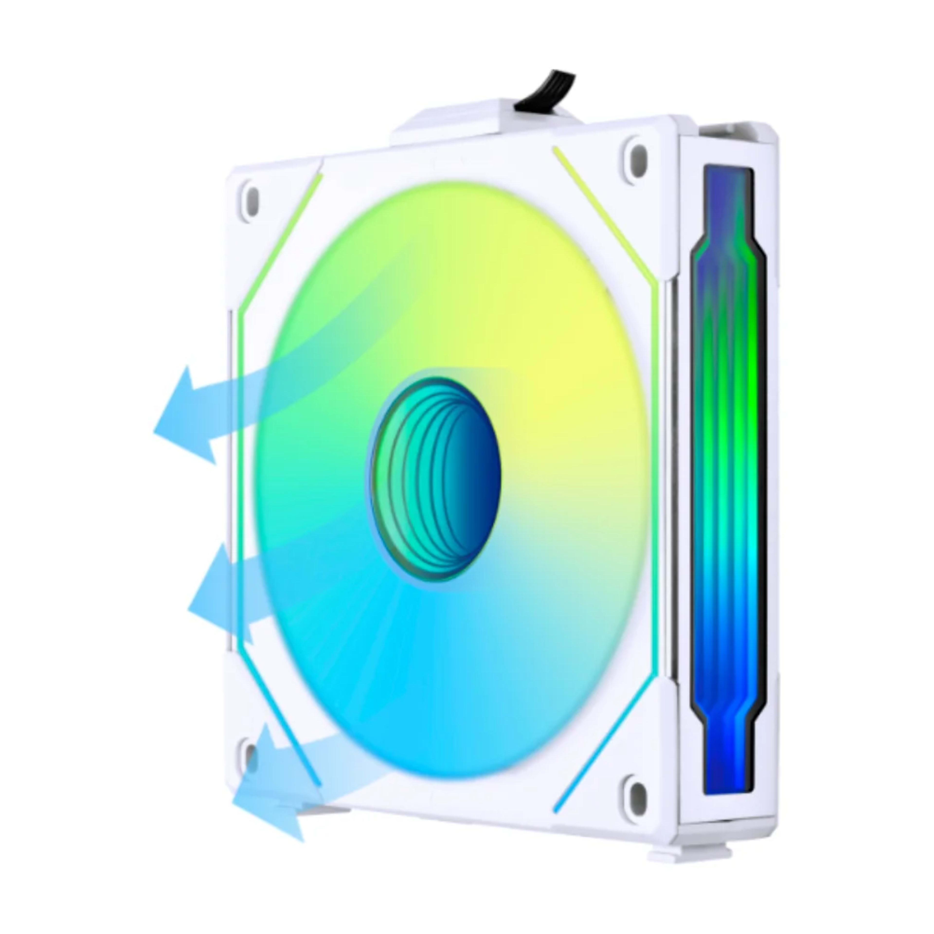 Lian li UNI FAN SL-INF REVERSE BLADE (3pcs) with controller - White 6 Lian li UNI FAN SL-INF REVERSE BLADE (3pcs) with controller - White thumbnail 6