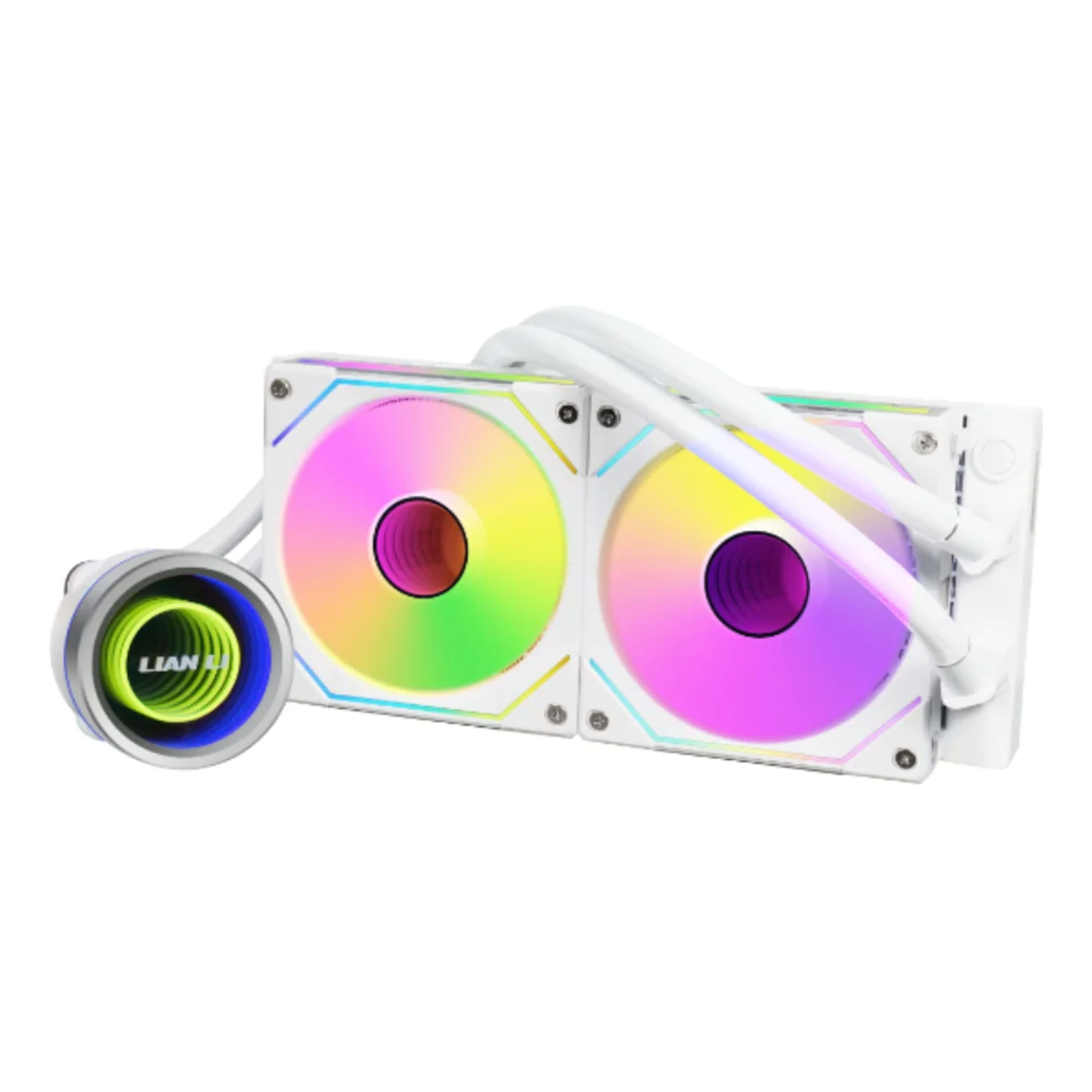 LIANLI Galahad II Trinity series White. 240mm RGB water/liquid CPU cooler - Main Image LIANLI Galahad II Trinity series White. 240mm RGB water/liquid CPU cooler - Main Image