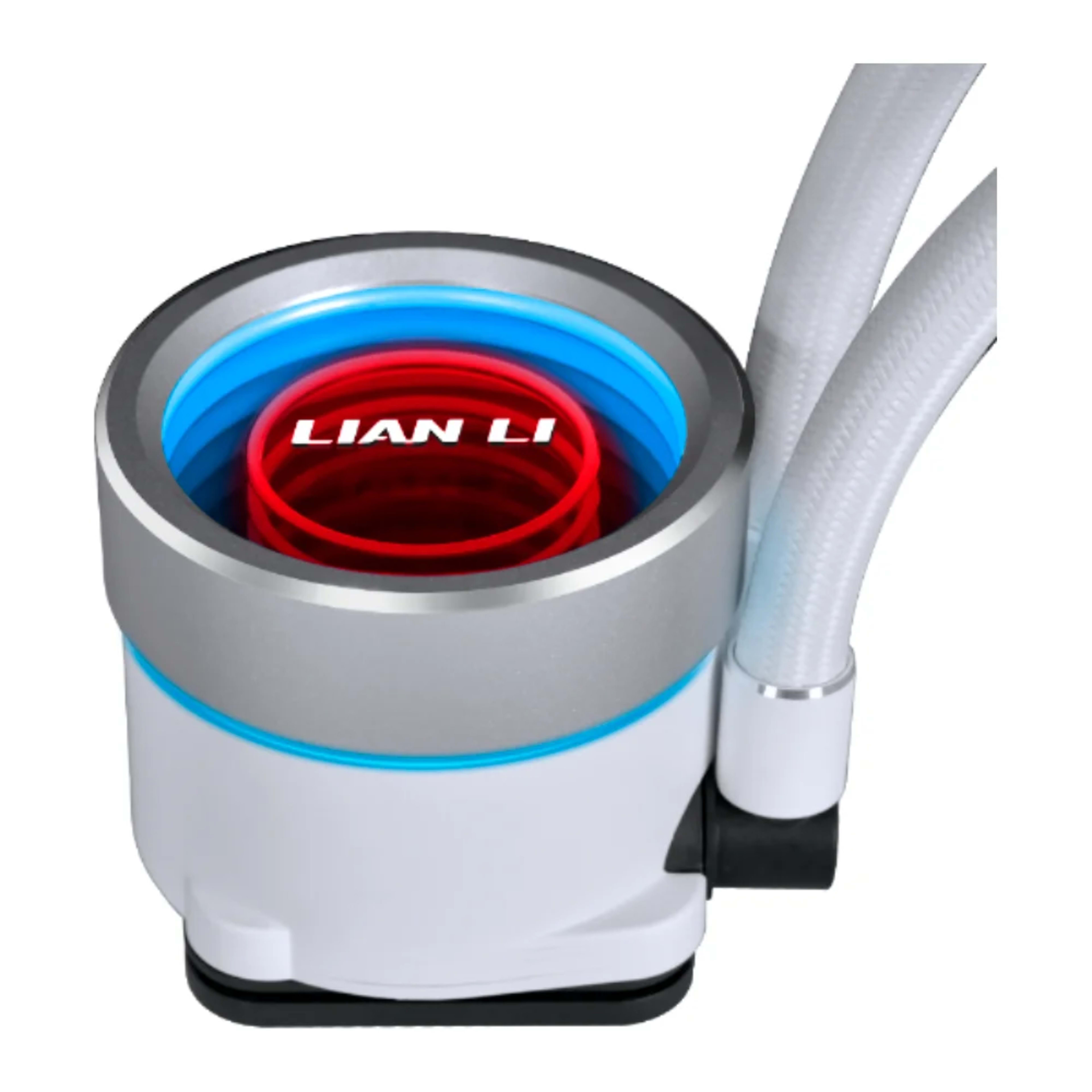 LIANLI Galahad II Trinity series White, 240mm RGB water/liquid CPU cooler INF FANS 2 LIANLI Galahad II Trinity series White, 240mm RGB water/liquid CPU cooler INF FANS thumbnail 2