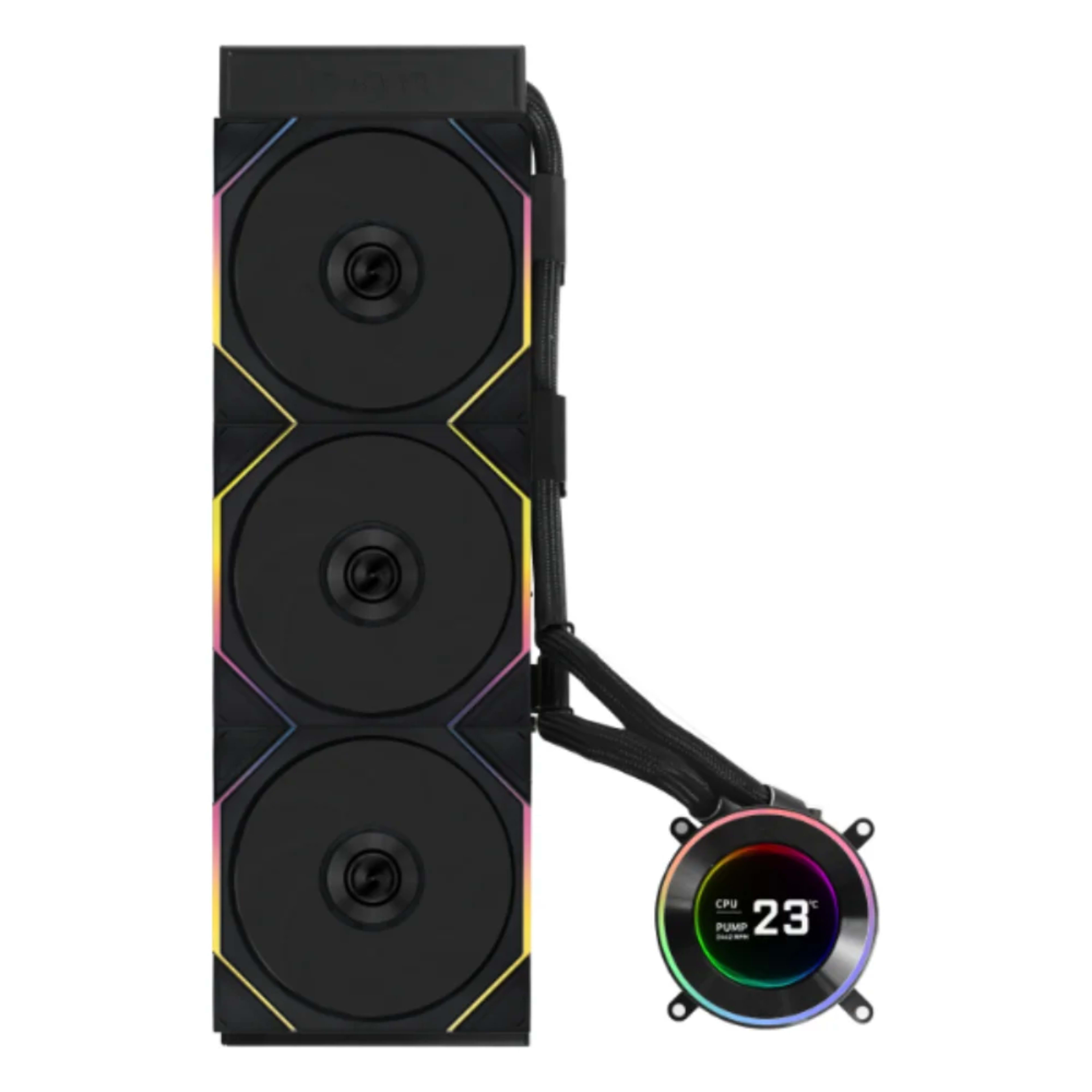 LIANLI Hydroshift II LCD-C Black Fanless - Main Image LIANLI Hydroshift II LCD-C Black Fanless - Main Image