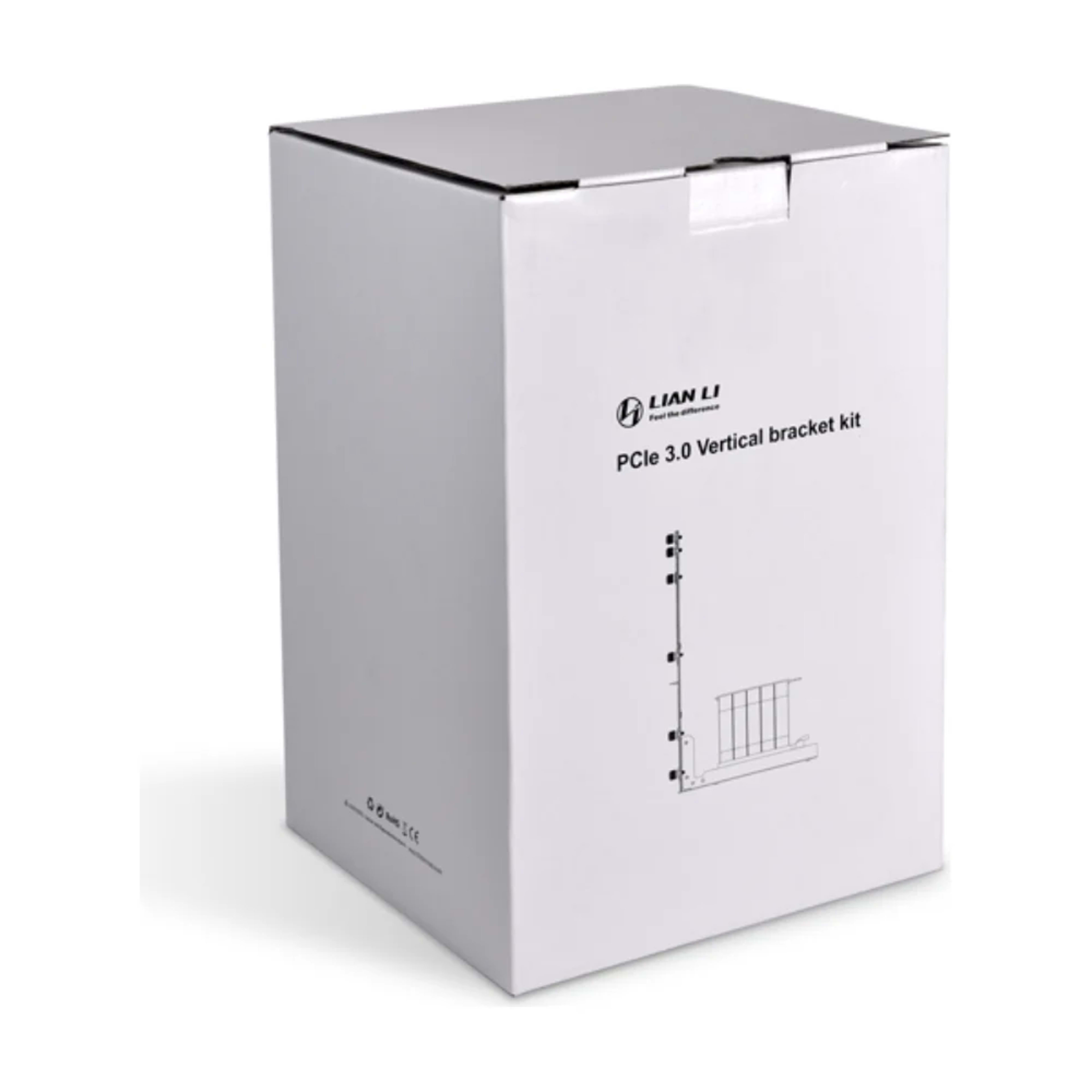 LIANLI O11D-MINI 1W-4 PCIe 4.0 Vertical bracket kit - White 2 LIANLI O11D-MINI 1W-4 PCIe 4.0 Vertical bracket kit - White thumbnail 2