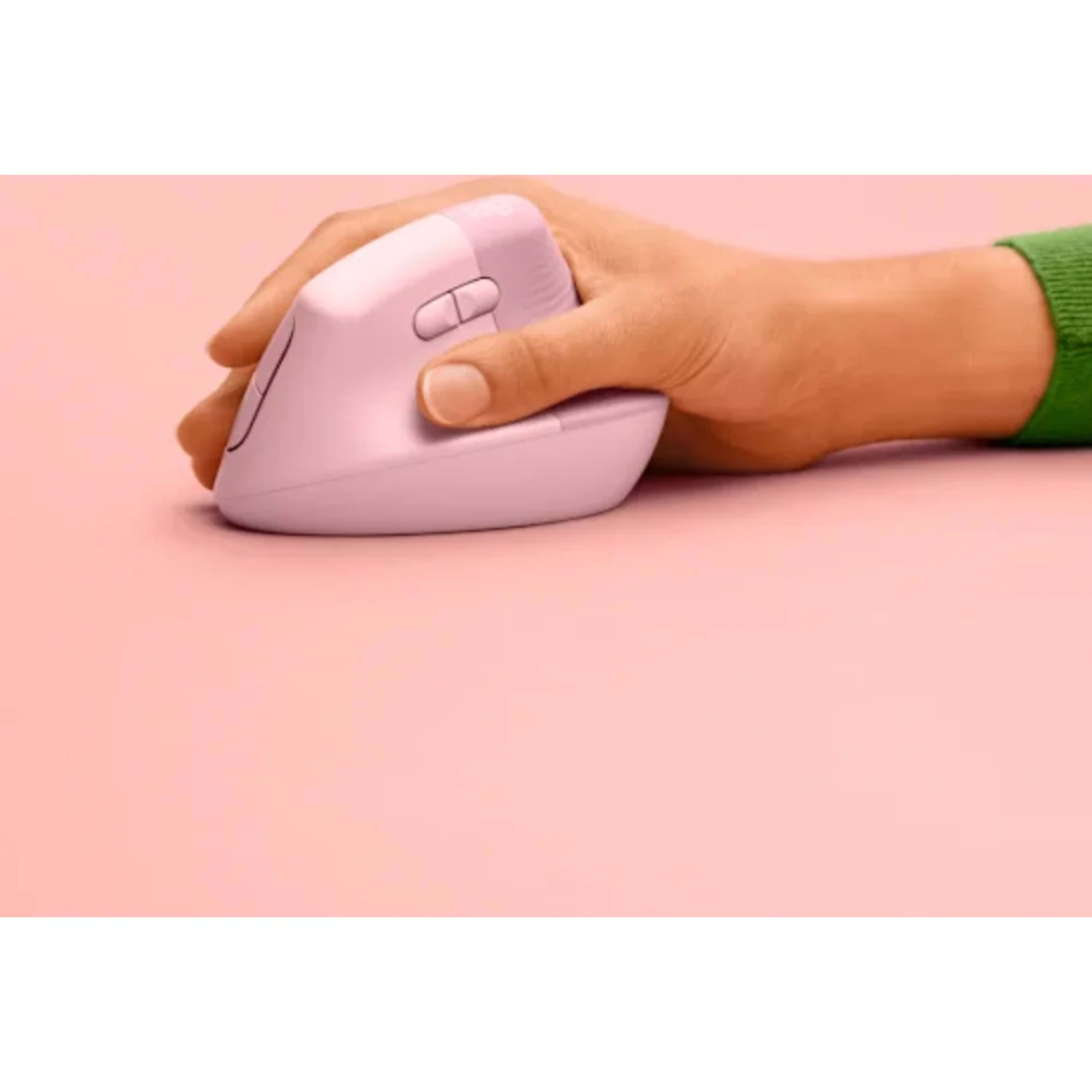Logitech LIFT VERTICAL Wireless MOUSE - Rose - Main Image Logitech LIFT VERTICAL Wireless MOUSE - Rose - Main Image