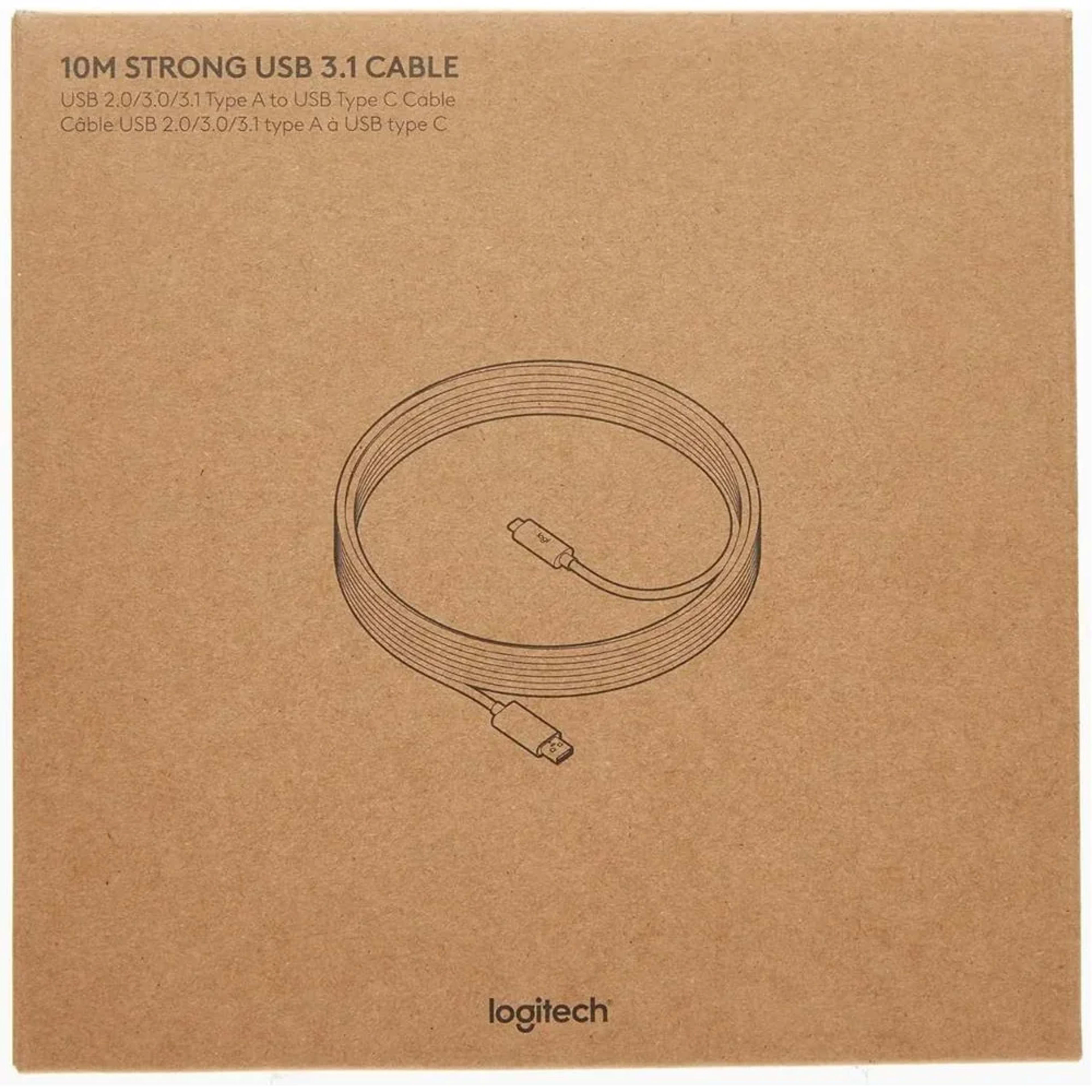 Logitech 10 Meter Strong USB 3.1 Cable for Rally, Tab & Meetup 3 Logitech 10 Meter Strong USB 3.1 Cable for Rally, Tab & Meetup thumbnail 3