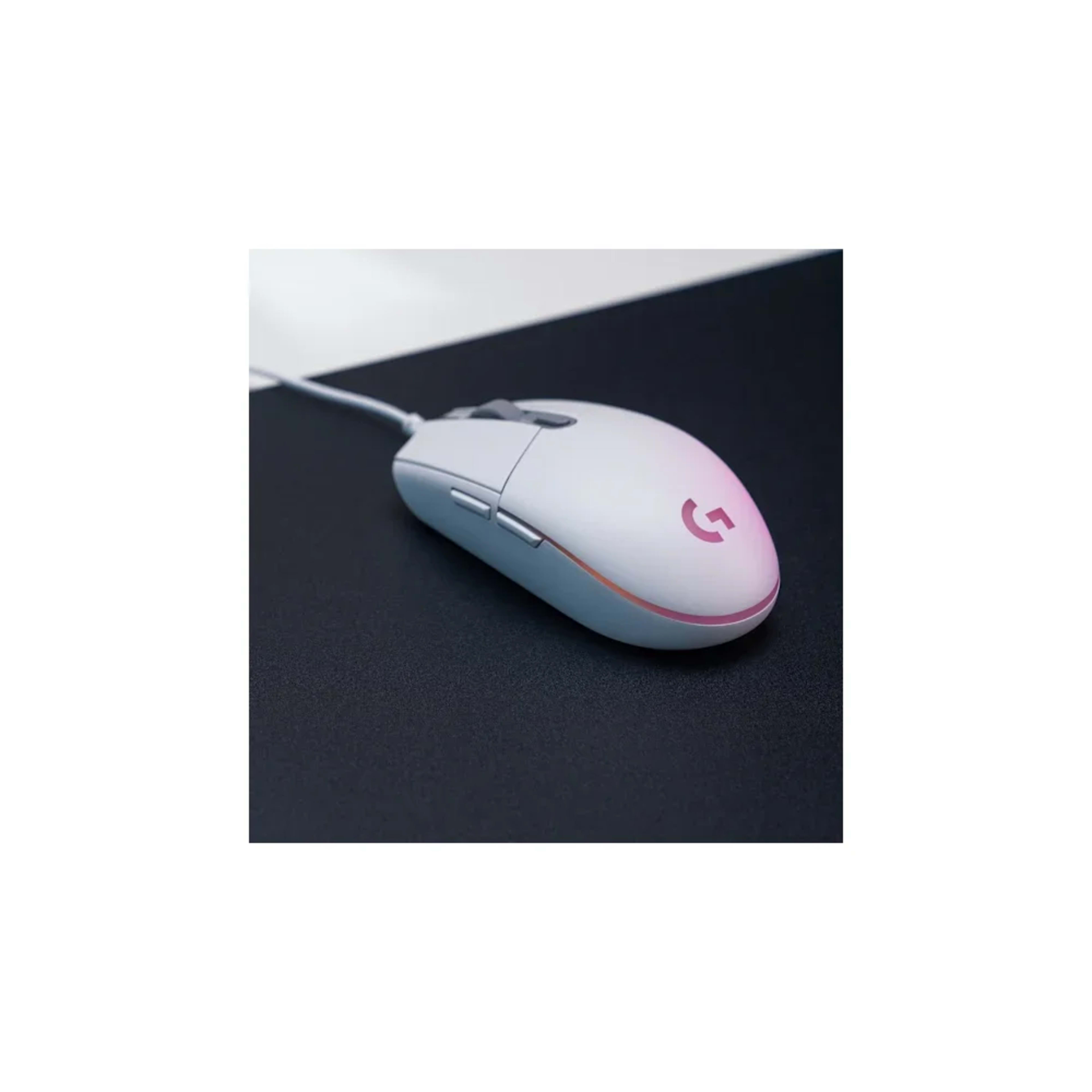Logitech G203 Lightsync Gaming Mouse White 4 Logitech G203 Lightsync Gaming Mouse White thumbnail 4