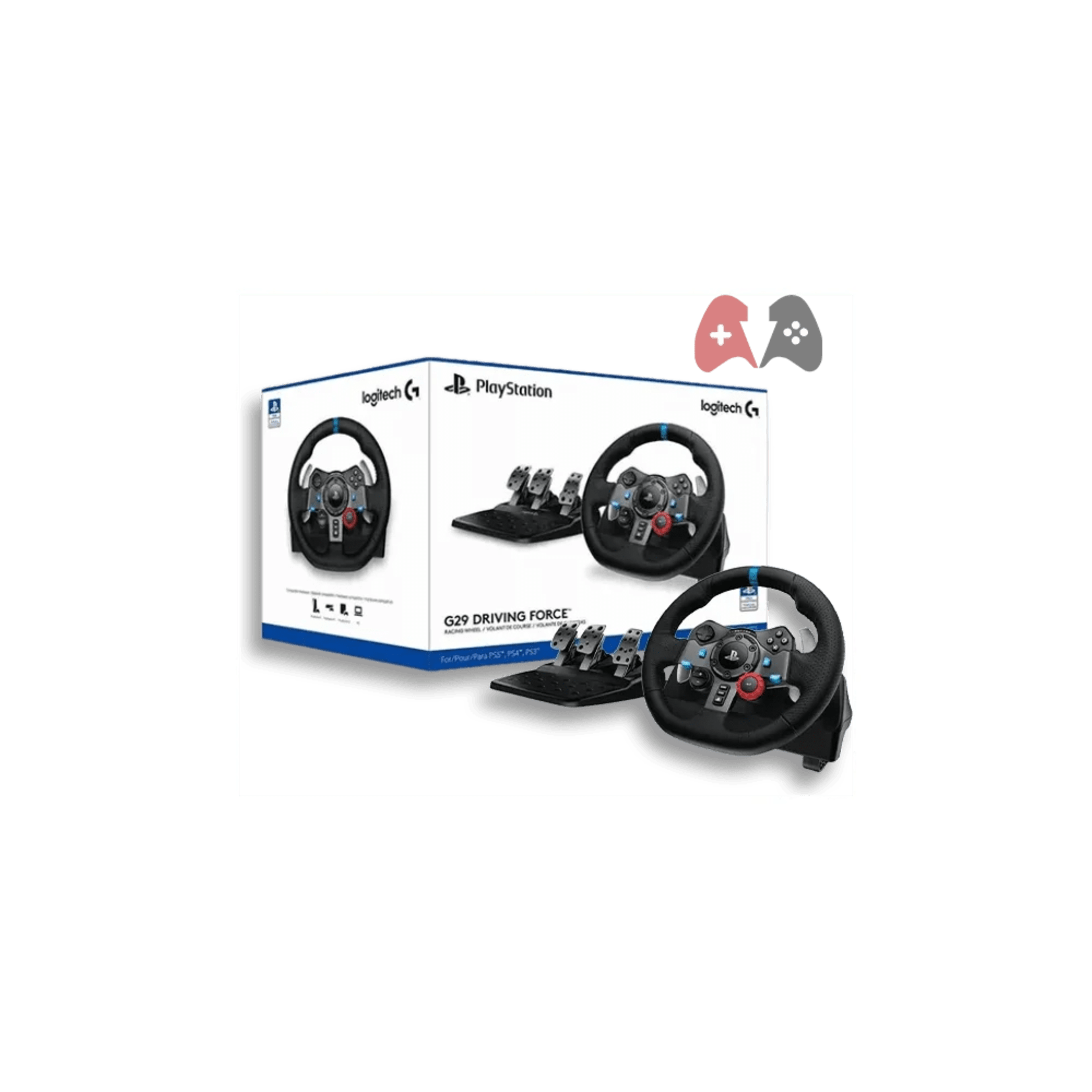 Logitech G29 Driving Force Racing Wheel for PS3/ PS4/ PS5 - Main Image Logitech G29 Driving Force Racing Wheel for PS3/ PS4/ PS5 - Main Image
