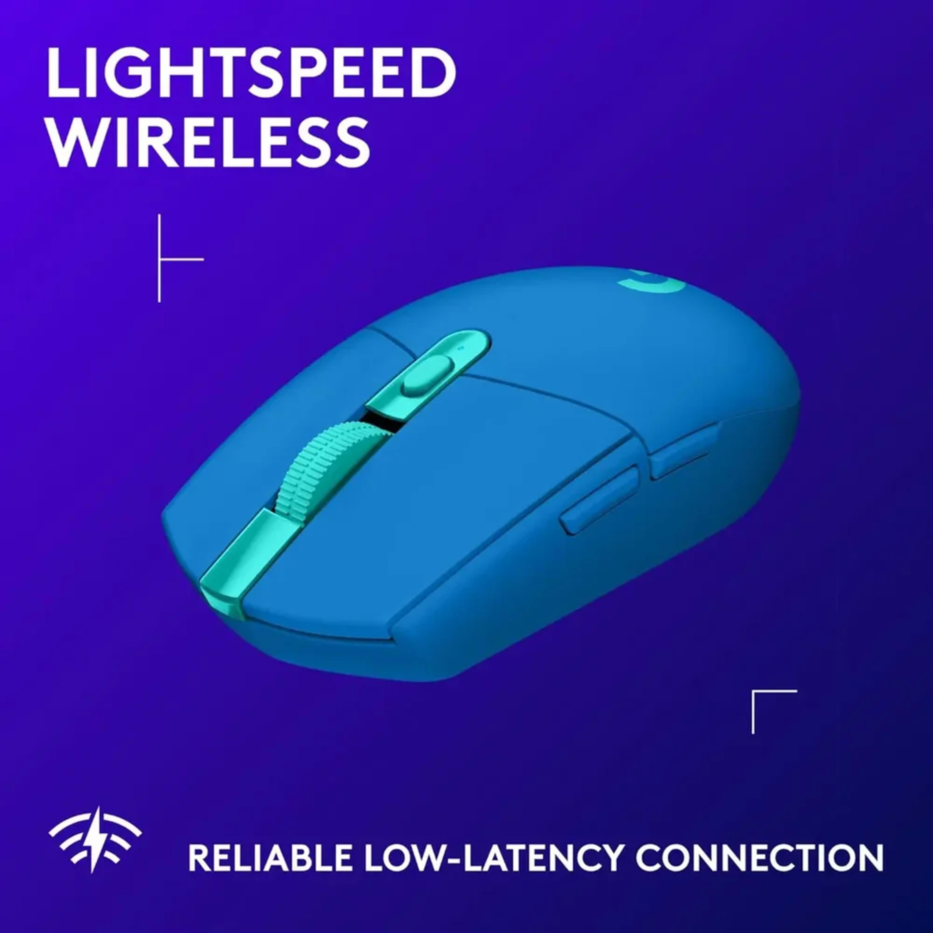 Logitech G304 HERO Lightspeed Wireless Gaming Mouse Blue thumbnail 3