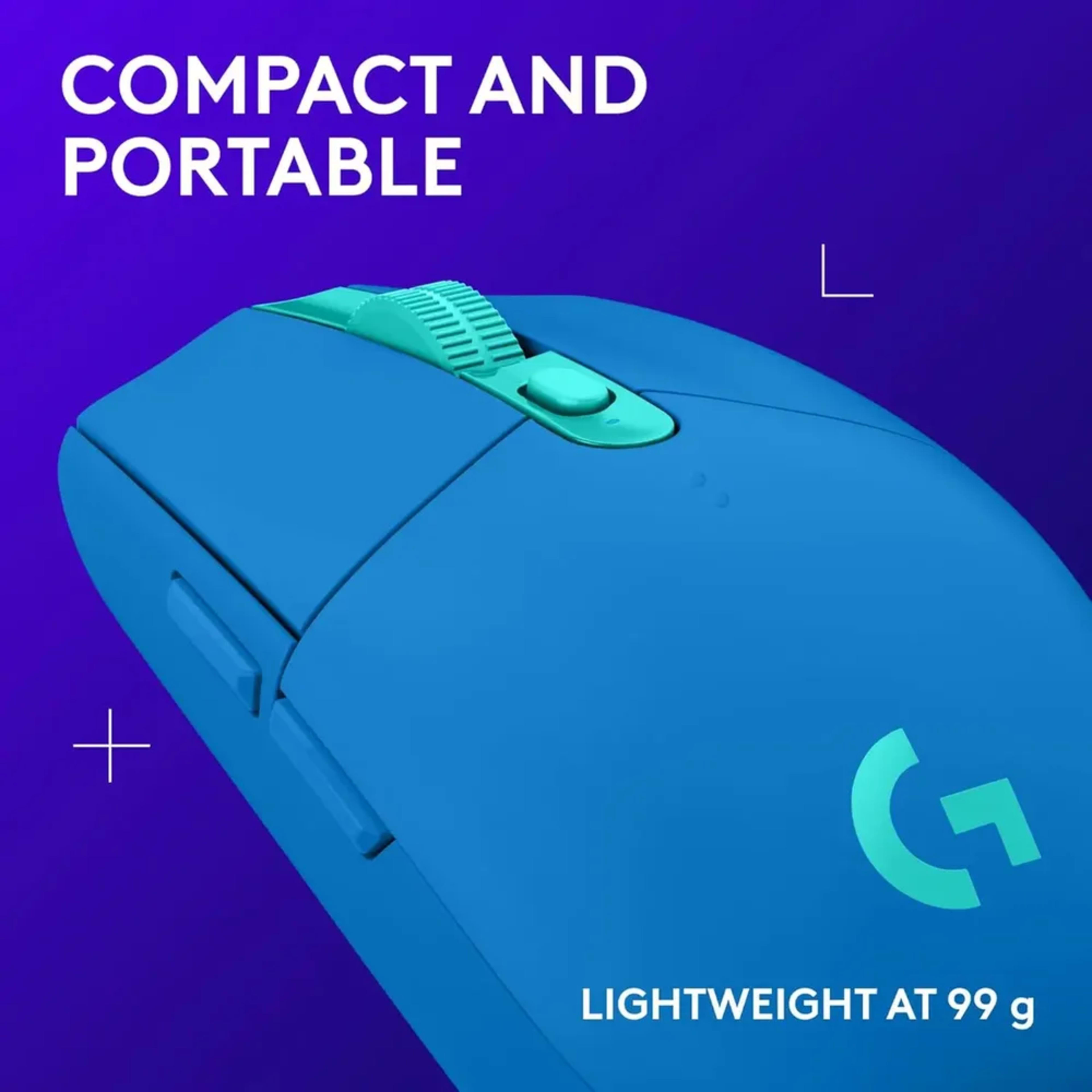 Logitech G304 HERO Lightspeed Wireless Gaming Mouse Blue thumbnail 5