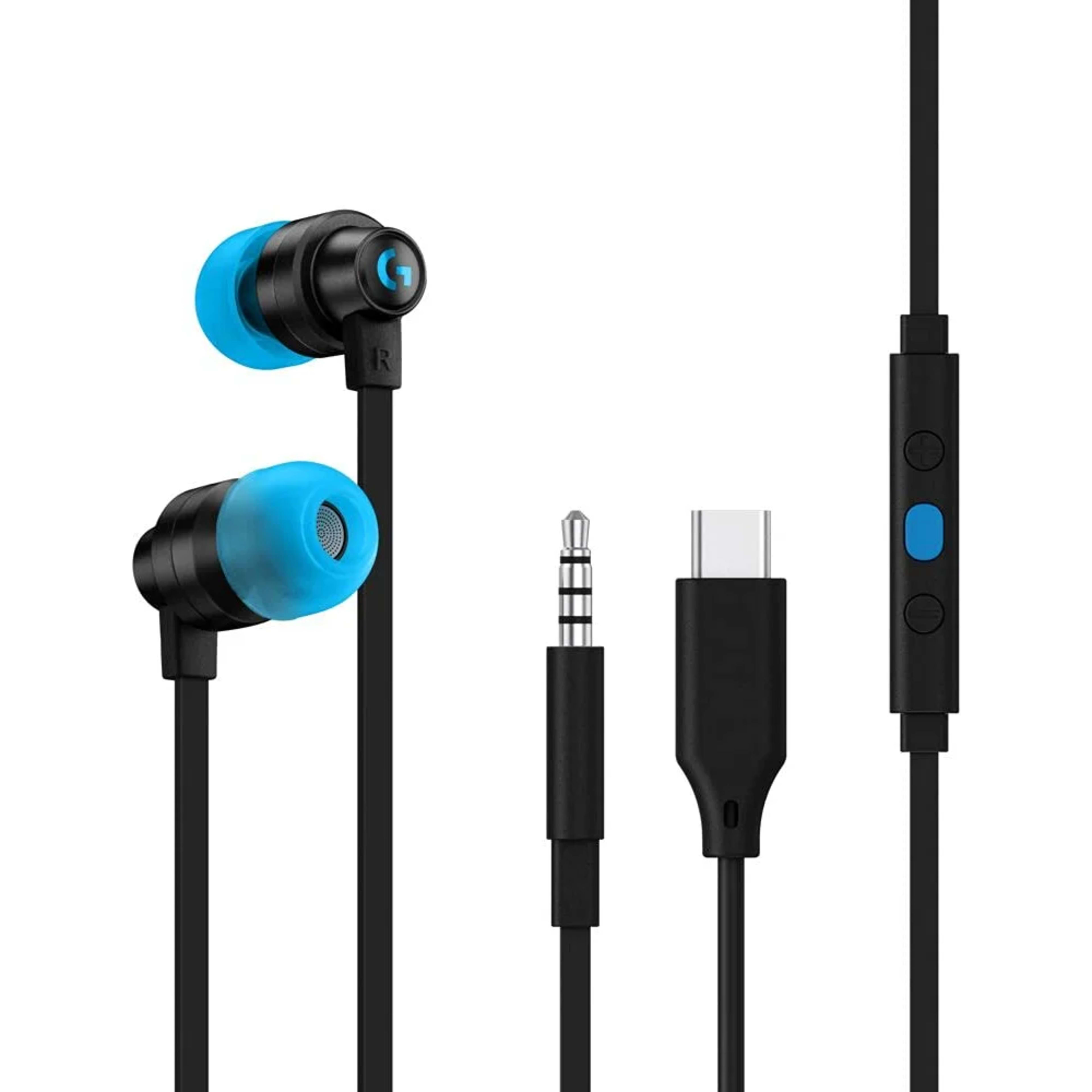 Logitech G333 Gaming Earphones USB-C and 3.5mm aux connectivity BLACK 3 Logitech G333 Gaming Earphones USB-C and 3.5mm aux connectivity BLACK thumbnail 3