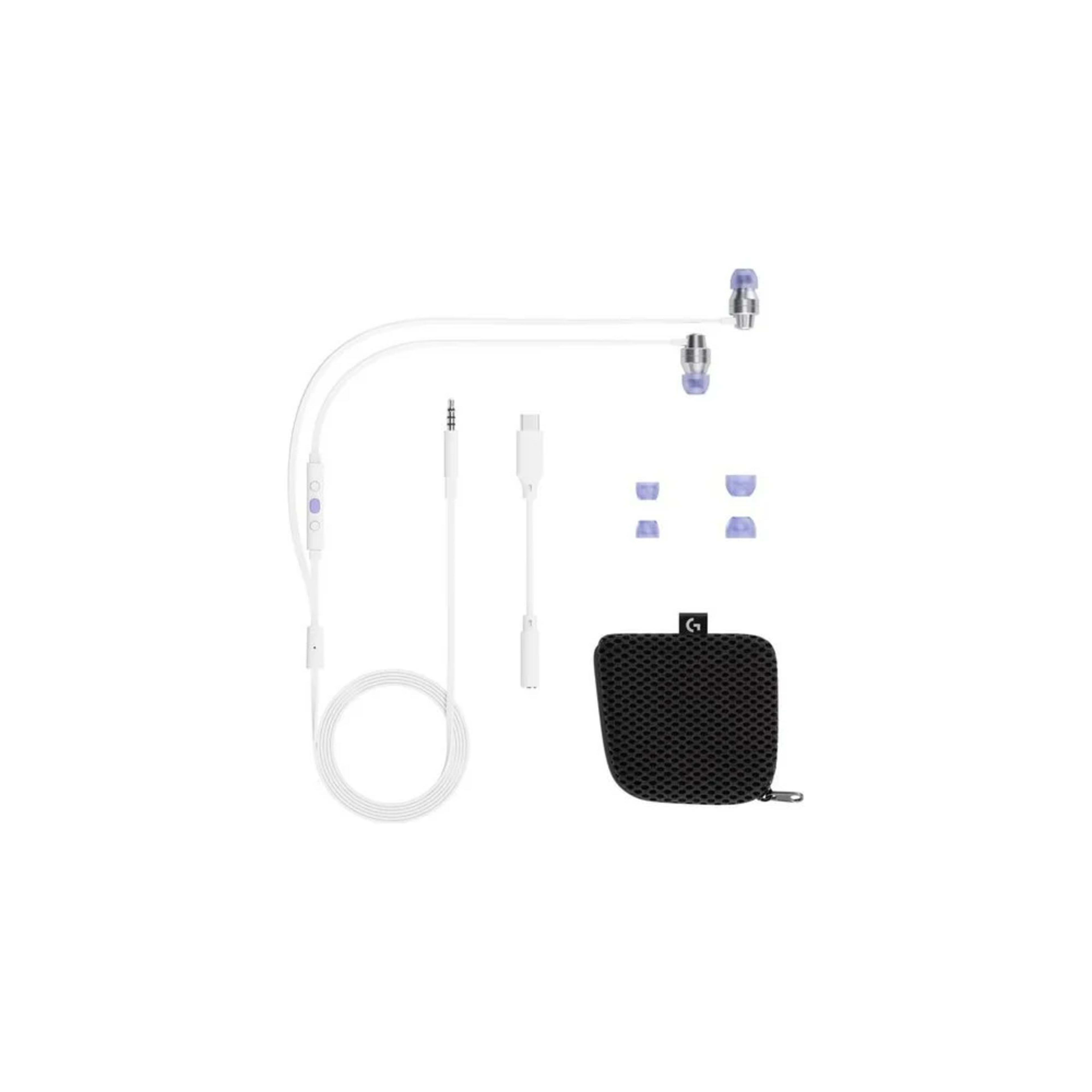 Logitech G333 Gaming Earphones USB-C and 3.5mm aux connectivity WHITE 3 Logitech G333 Gaming Earphones USB-C and 3.5mm aux connectivity WHITE thumbnail 3