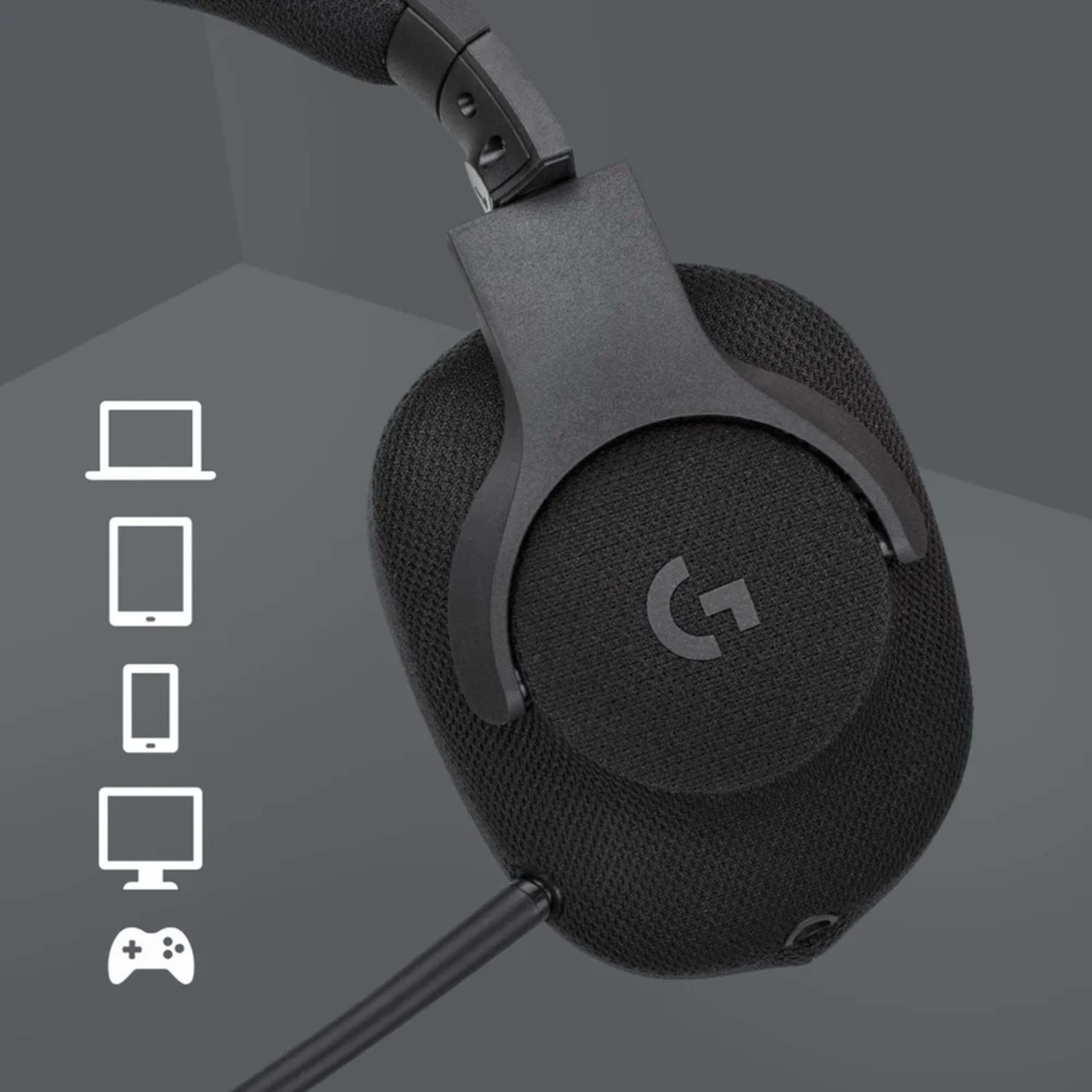 Logitech G433 -SURROUND SOUND Gaming Headphone BLACK 3 Logitech G433 -SURROUND SOUND Gaming Headphone BLACK thumbnail 3