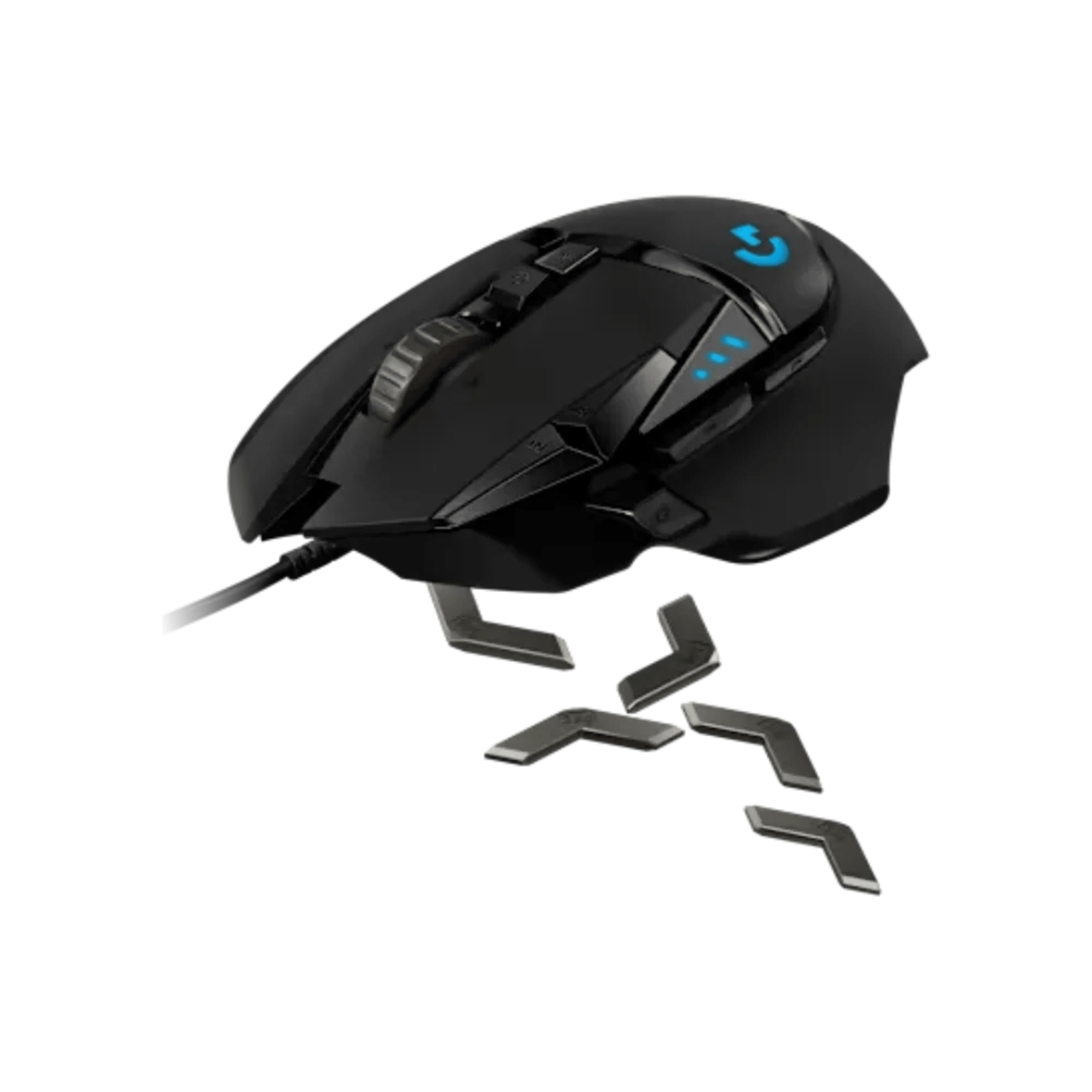 Logitech G502 H.E.R.O Wired Gaming Mouse, Color: Black 5 Logitech G502 H.E.R.O Wired Gaming Mouse, Color: Black thumbnail 5