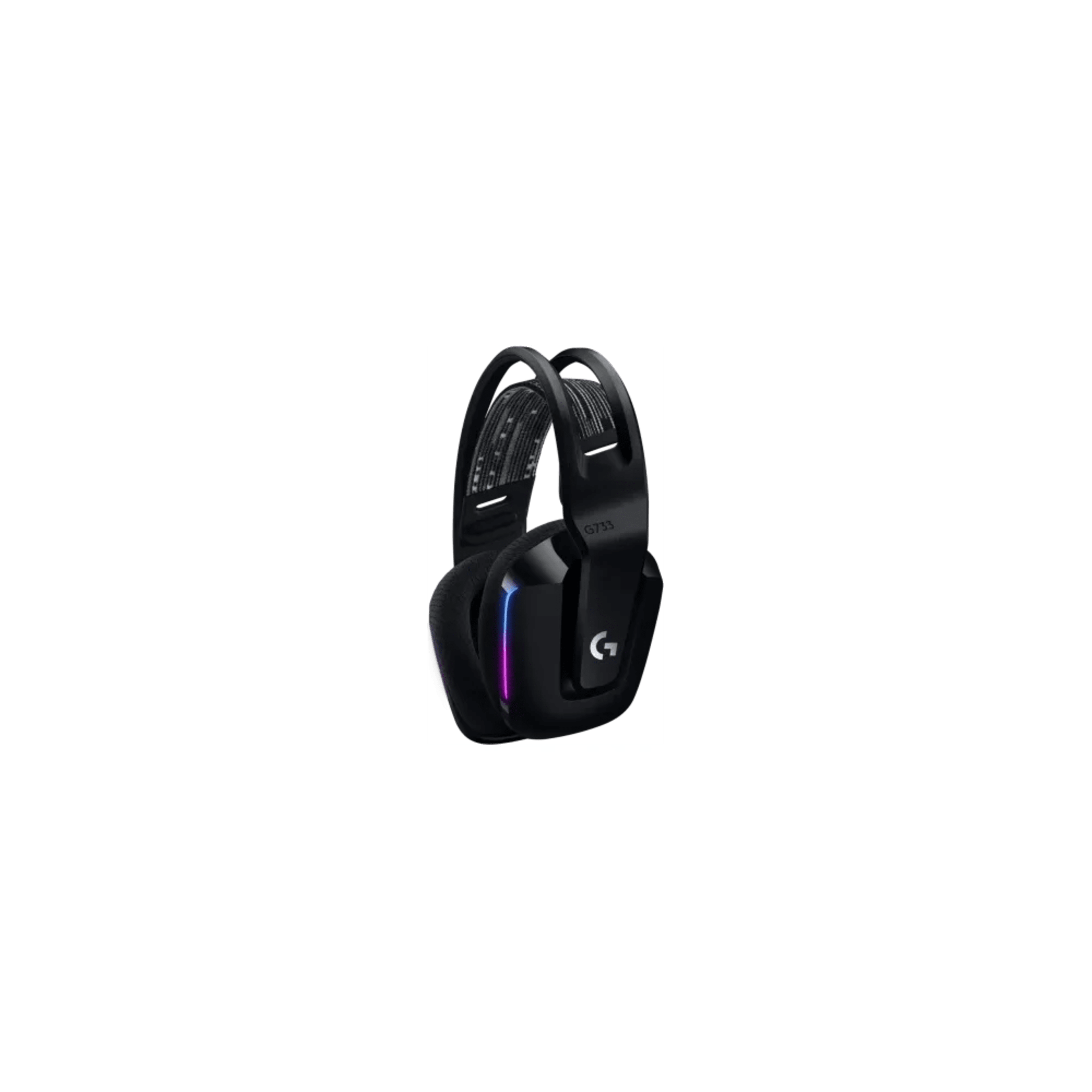 Logitech G733 LIGHTSPEED Wireless RGB Gaming Headset - BLACK 2 Logitech G733 LIGHTSPEED Wireless RGB Gaming Headset - BLACK thumbnail 2