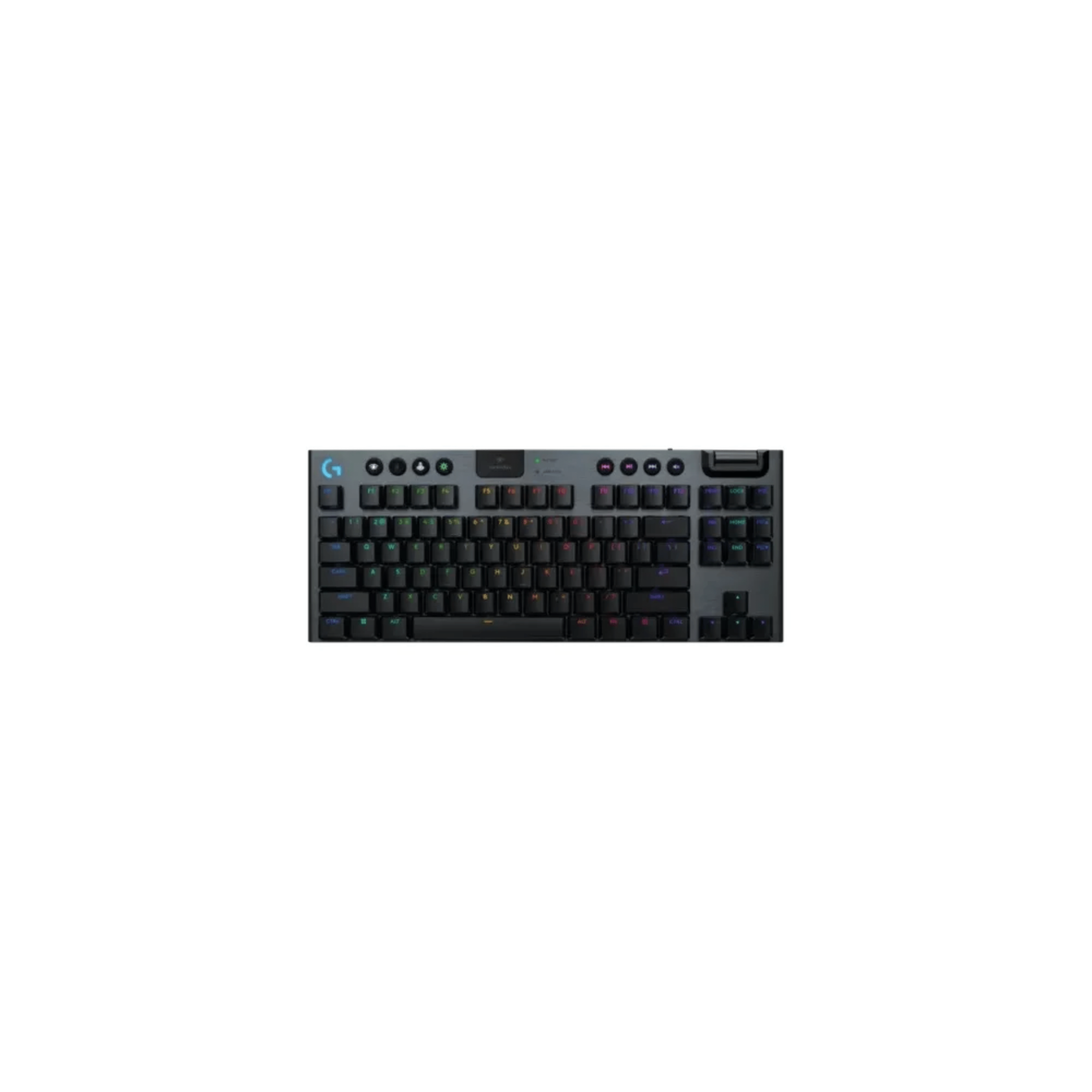 Logitech G915 Carbon Clicky Tenkeyless LIGHTSPEED Wireless RGB Mechanical - Main Image Logitech G915 Carbon Clicky Tenkeyless LIGHTSPEED Wireless RGB Mechanical - Main Image