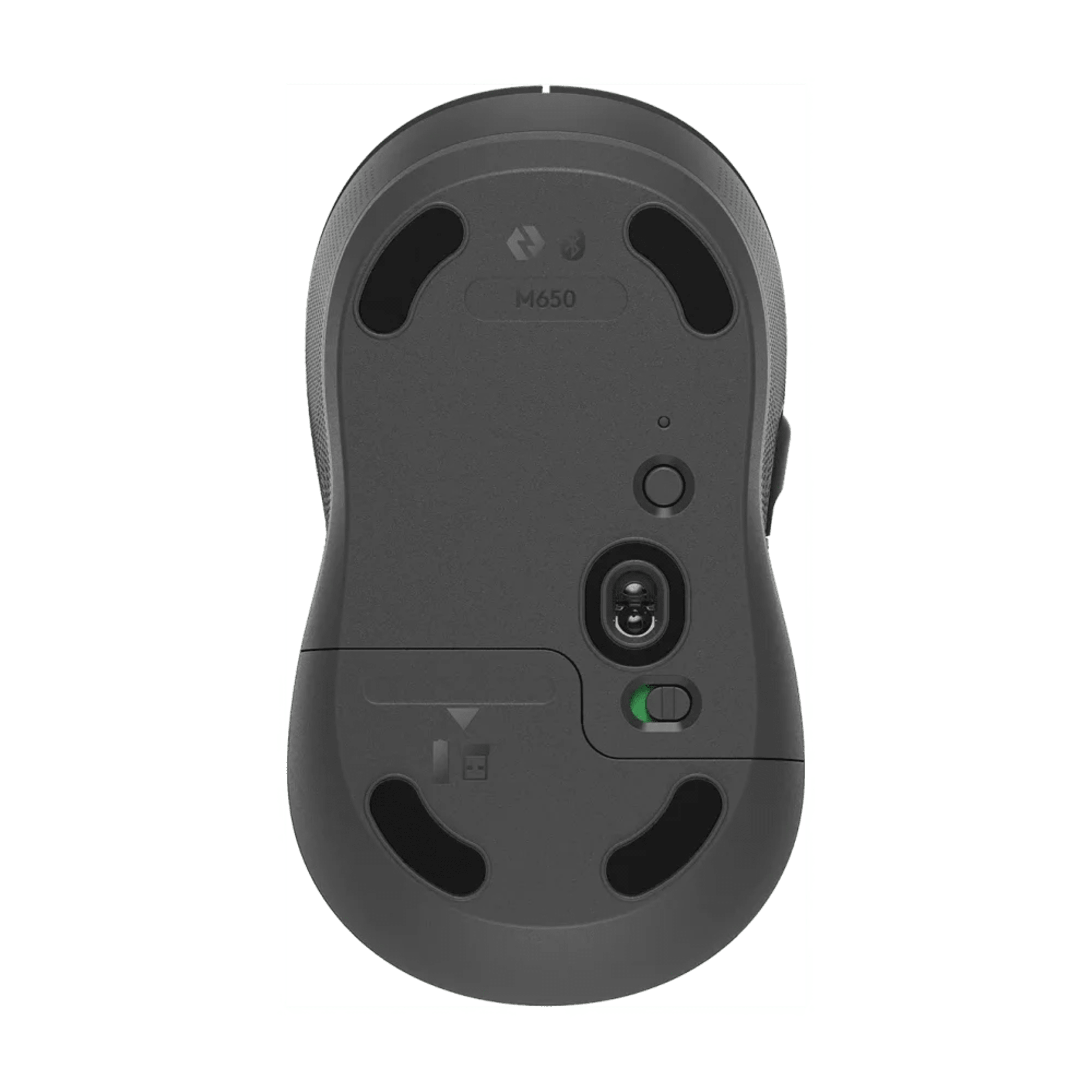 Logitech M650 Signature Wireless Mouse & Bluetooth Mouse - Gray 5 Logitech M650 Signature Wireless Mouse & Bluetooth Mouse - Gray thumbnail 5