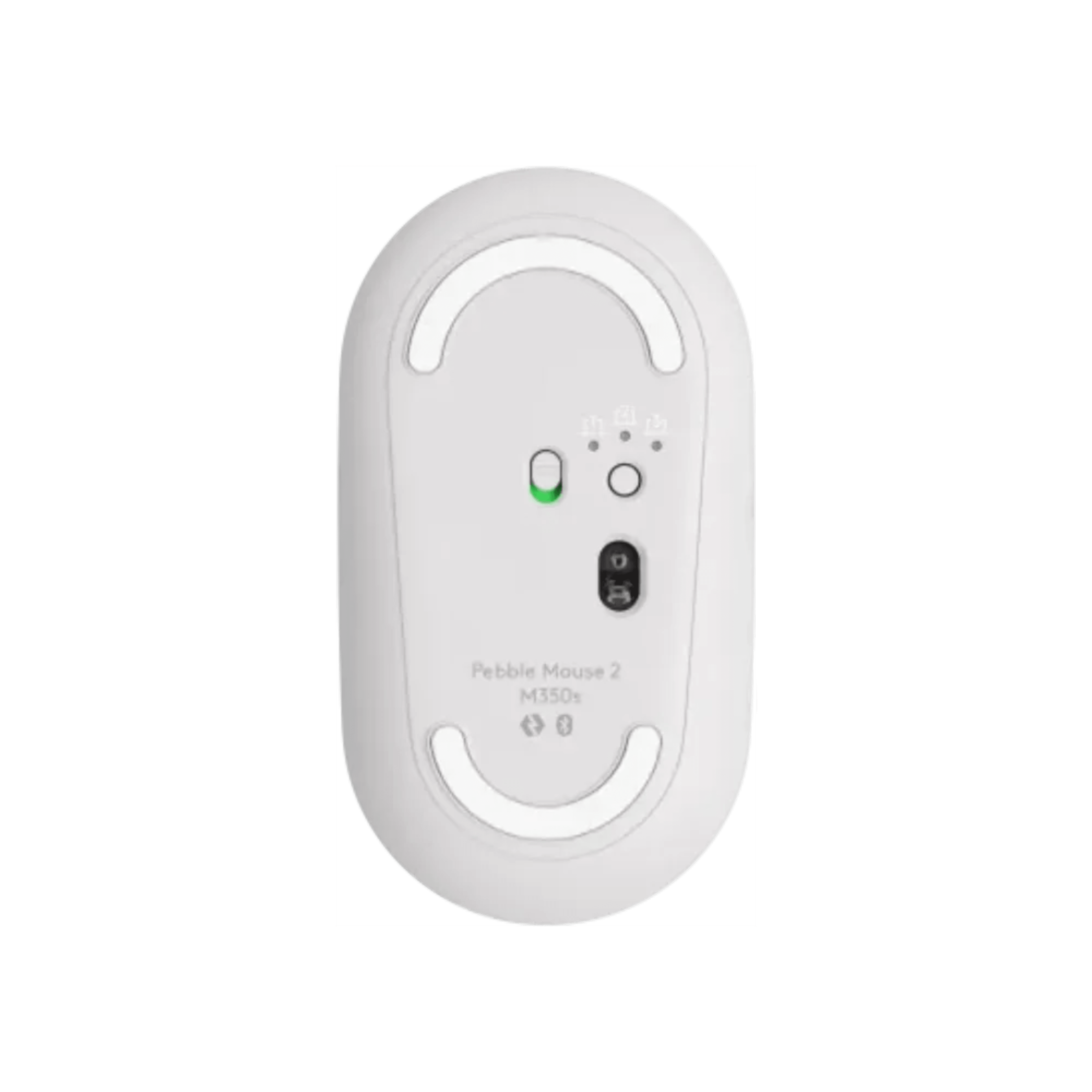 Logitech M350s Bluetooth Multi device Pebble Mouse - White - Main Image Logitech M350s Bluetooth Multi device Pebble Mouse - White - Main Image