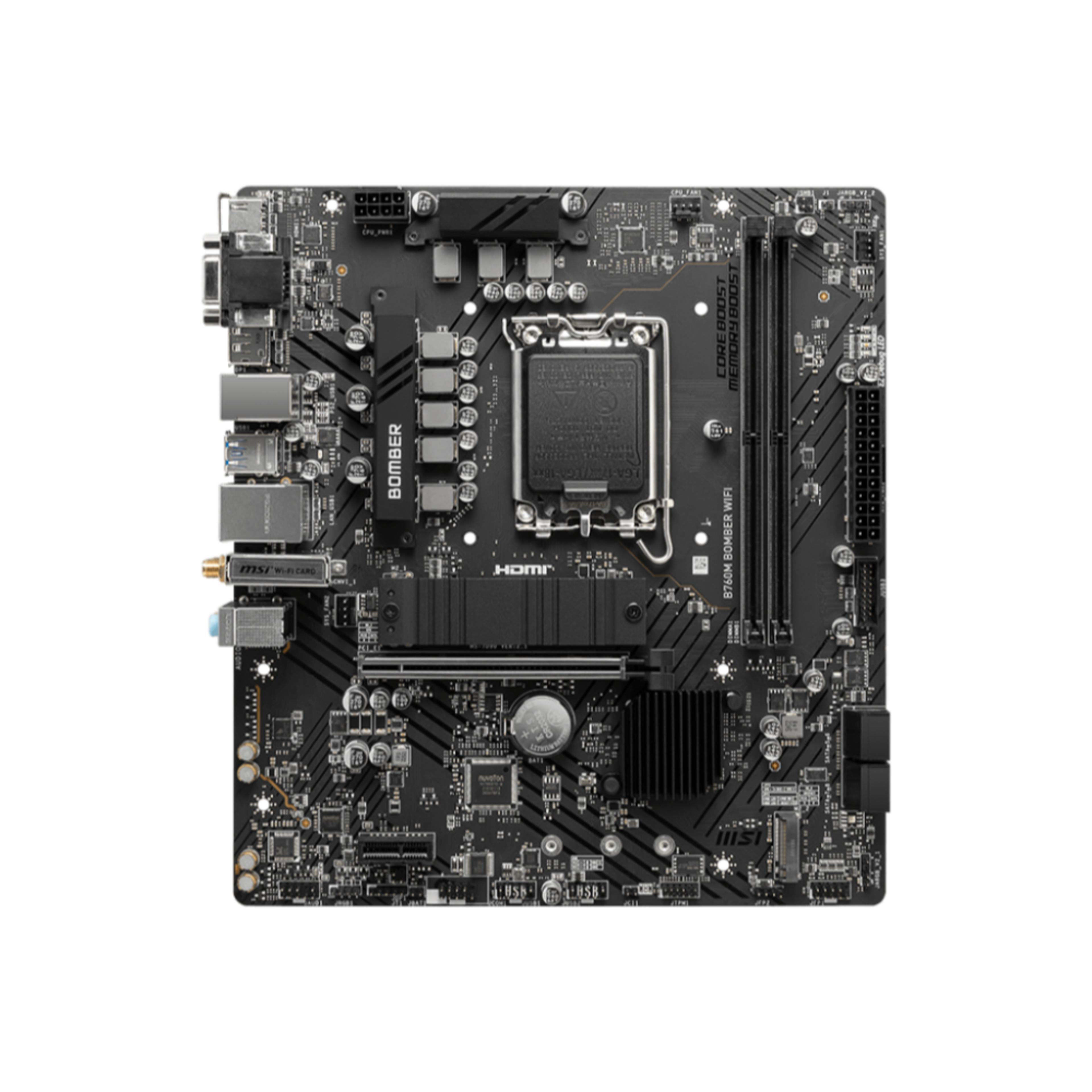 MSI B760M BOMBER WIFI - Main Image MSI B760M BOMBER WIFI - Main Image