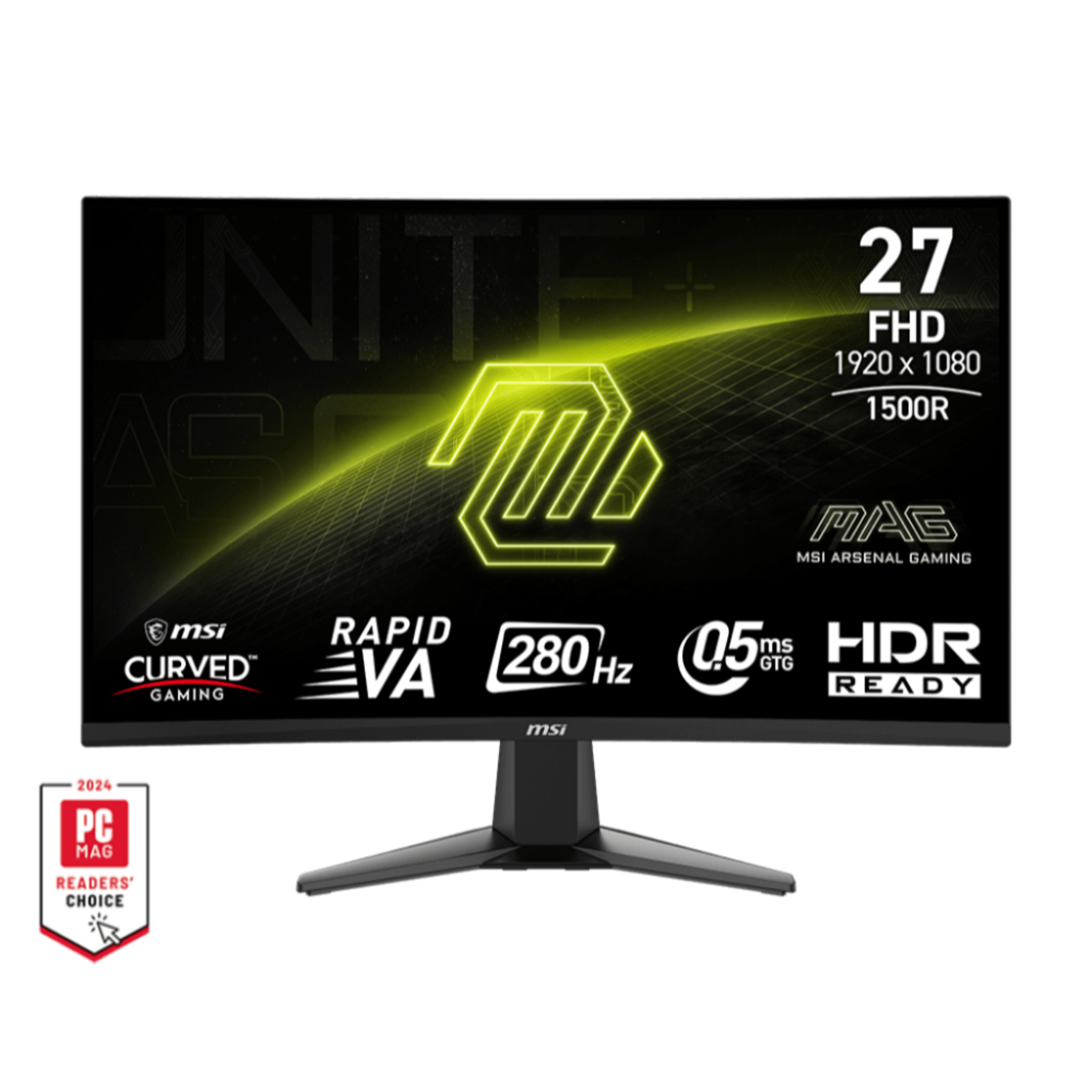 MSI MAG 276CXF (VA Panel, Res: 1920x1080, 280Hz, 1ms GTG, G - Sync) Curved 5 MSI MAG 276CXF (VA Panel, Res: 1920x1080, 280Hz, 1ms GTG, G - Sync) Curved thumbnail 5