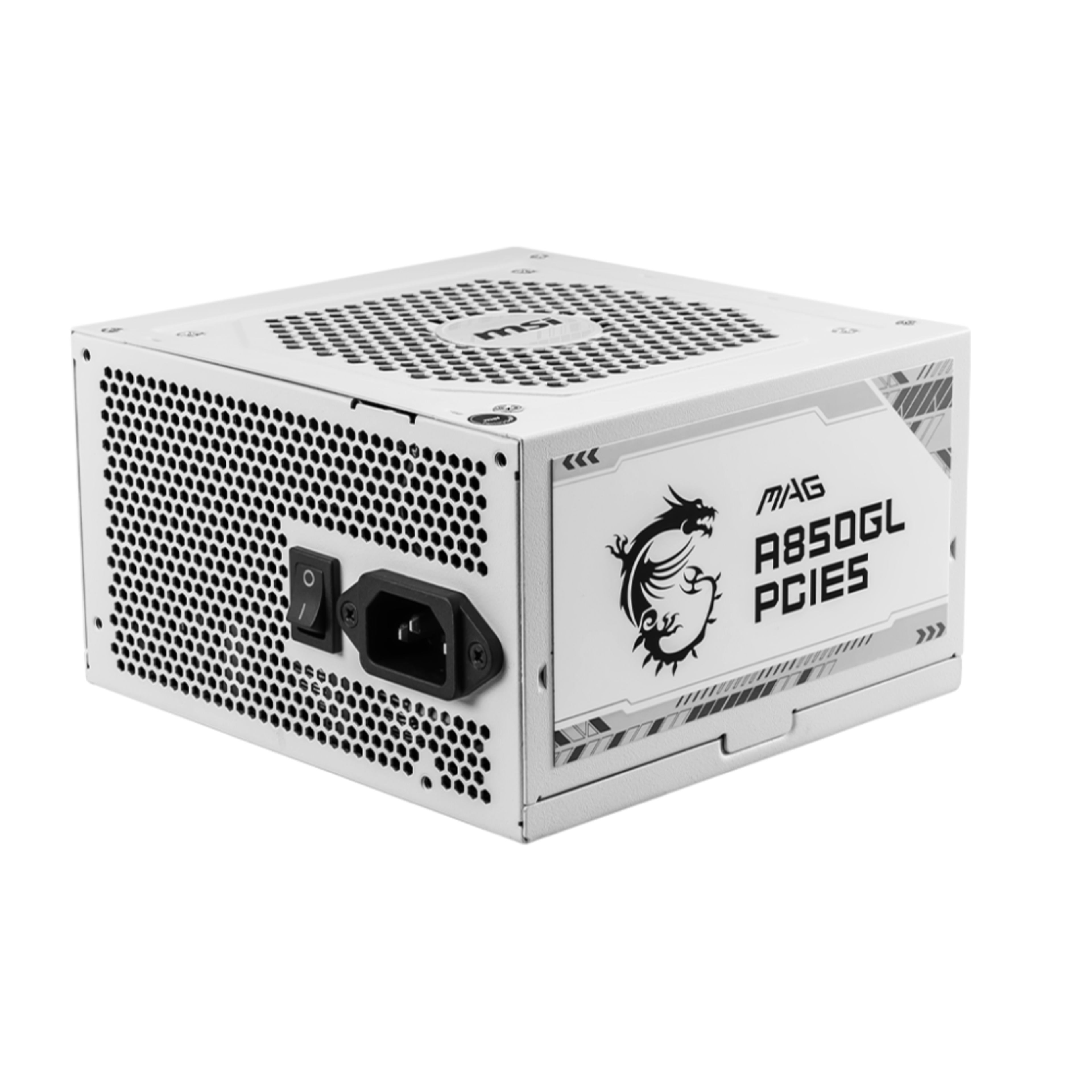 MSI MAG A850GL PCIE 5 (WHITE) 5 MSI MAG A850GL PCIE 5 (WHITE) thumbnail 5
