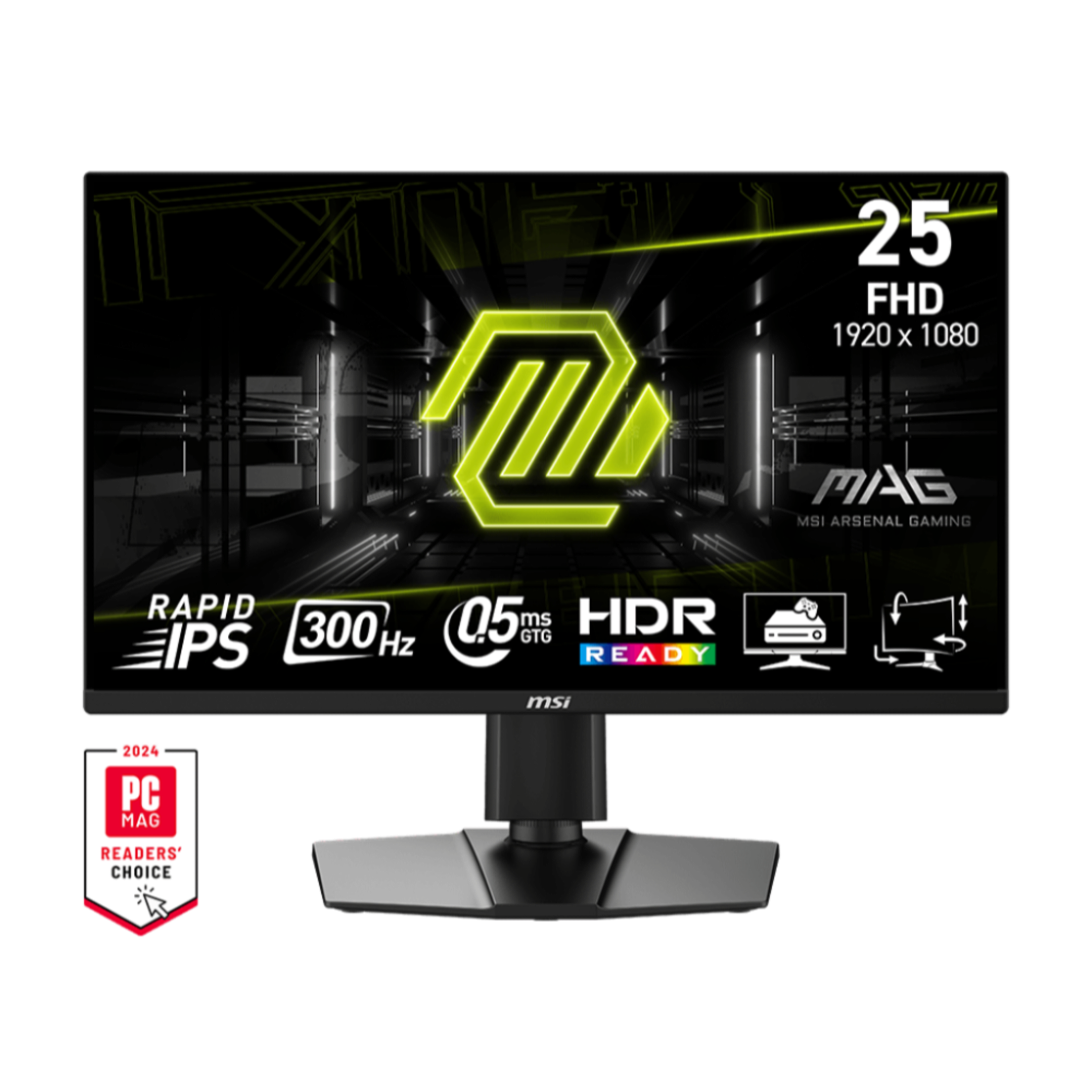 MSI MAG G255PXF (IPS Panel, Res: 1920x1080, 300Hz, 0.5ms GTG, AMD free Sync) 5 MSI MAG G255PXF (IPS Panel, Res: 1920x1080, 300Hz, 0.5ms GTG, AMD free Sync) thumbnail 5