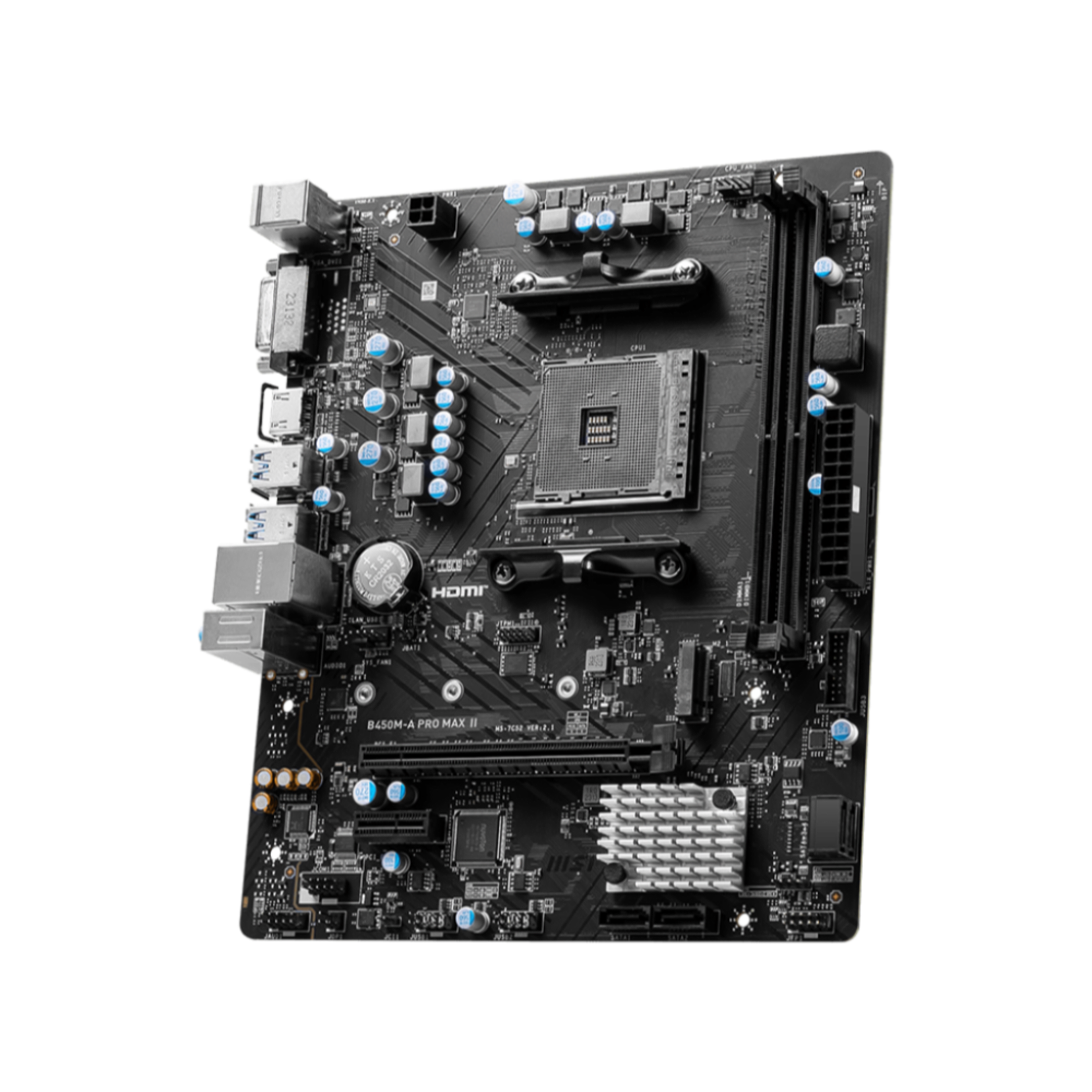 MSI PRO B450M-A MAX II - Main Image MSI PRO B450M-A MAX II - Main Image