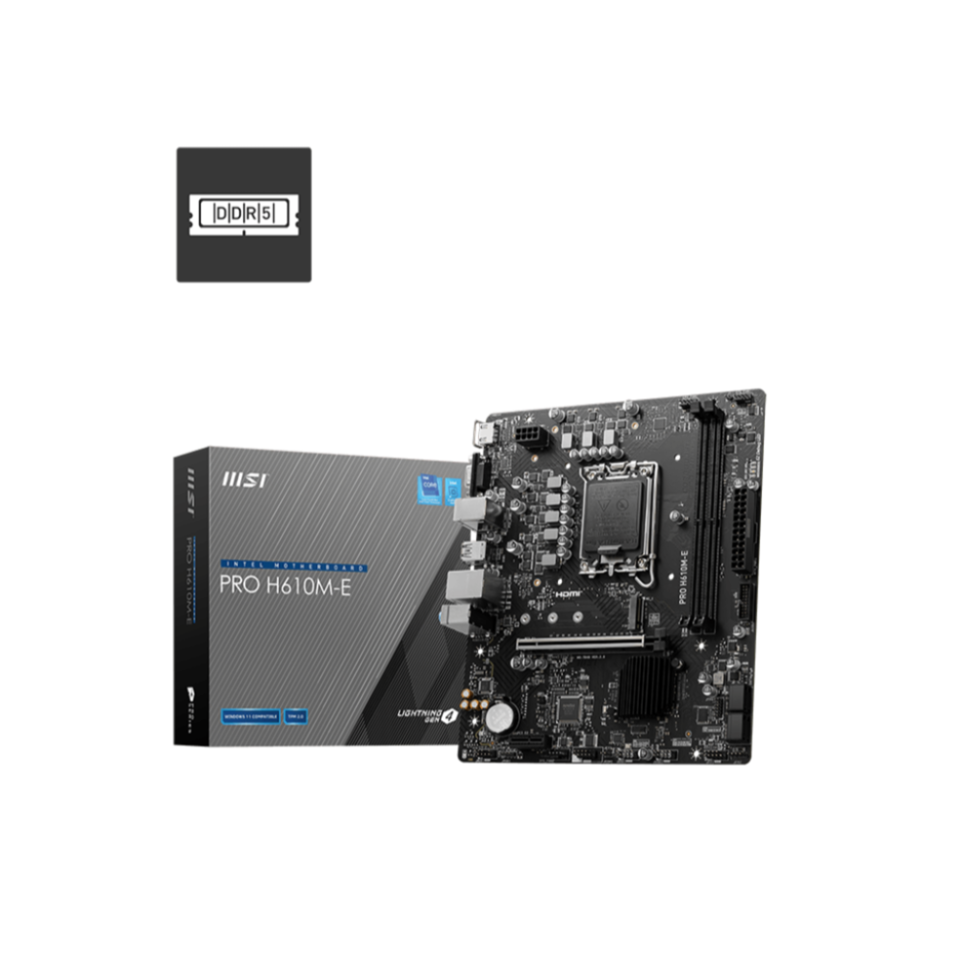 MSI PRO H610M-E D5 5 MSI PRO H610M-E D5 thumbnail 5