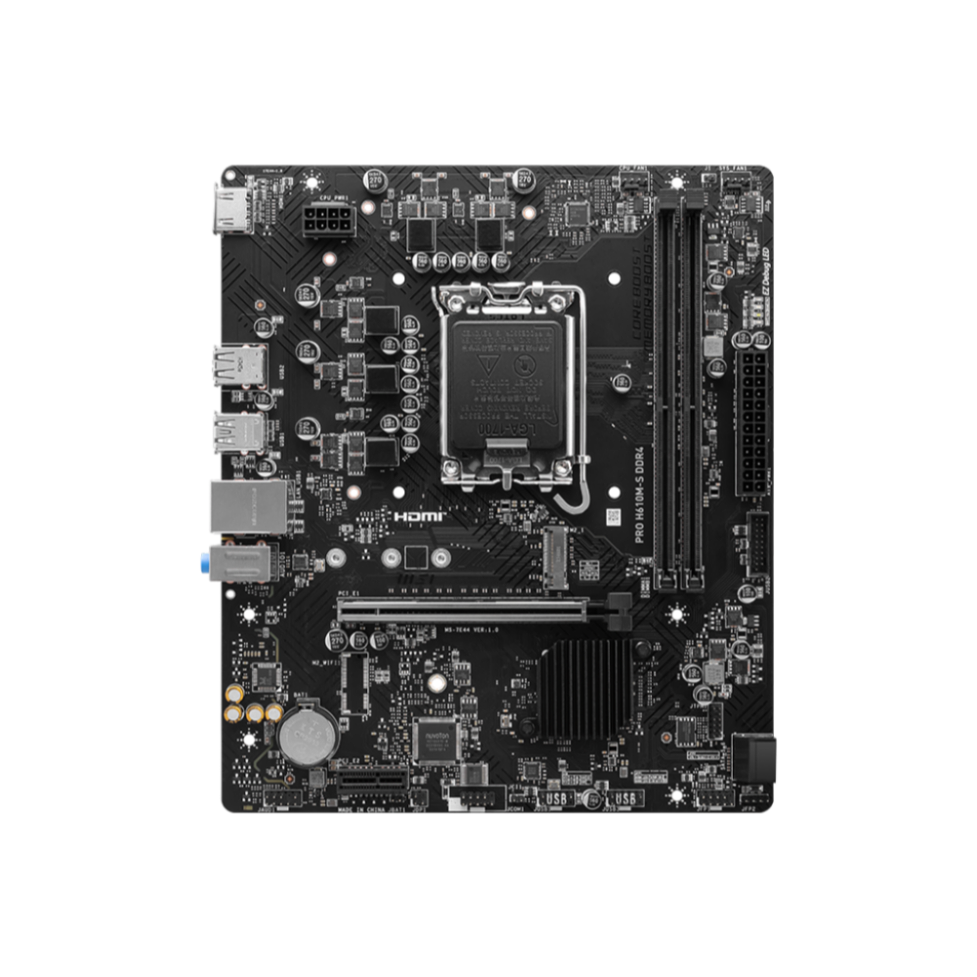 MSI PRO H610M-S D4 4 MSI PRO H610M-S D4 thumbnail 4