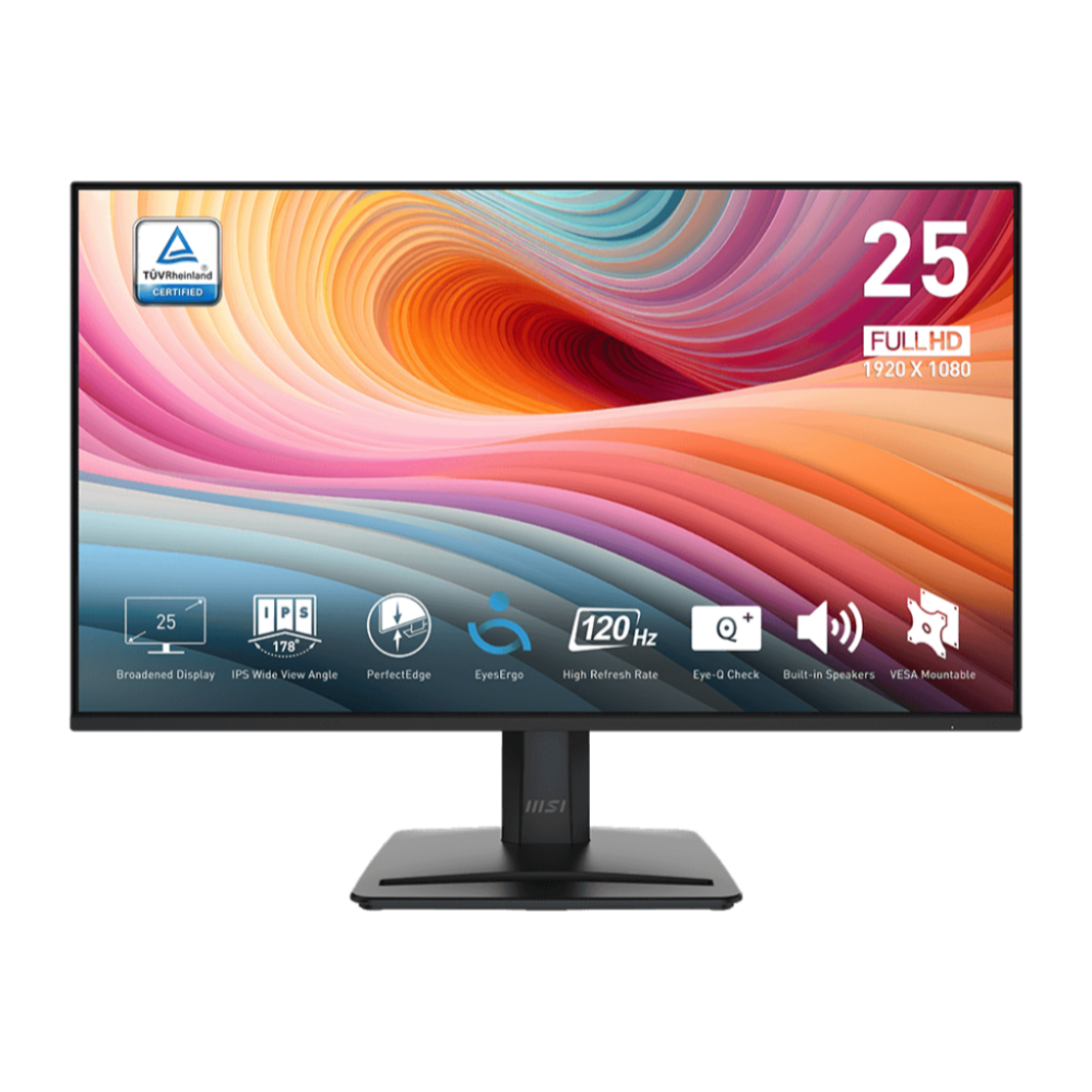 MSI PRO MP251 E2 (IPS Panel, Res: 1920x1080, 120Hz, 1ms MPRT, 4MS GTG ) 5 MSI PRO MP251 E2 (IPS Panel, Res: 1920x1080, 120Hz, 1ms MPRT, 4MS GTG ) thumbnail 5
