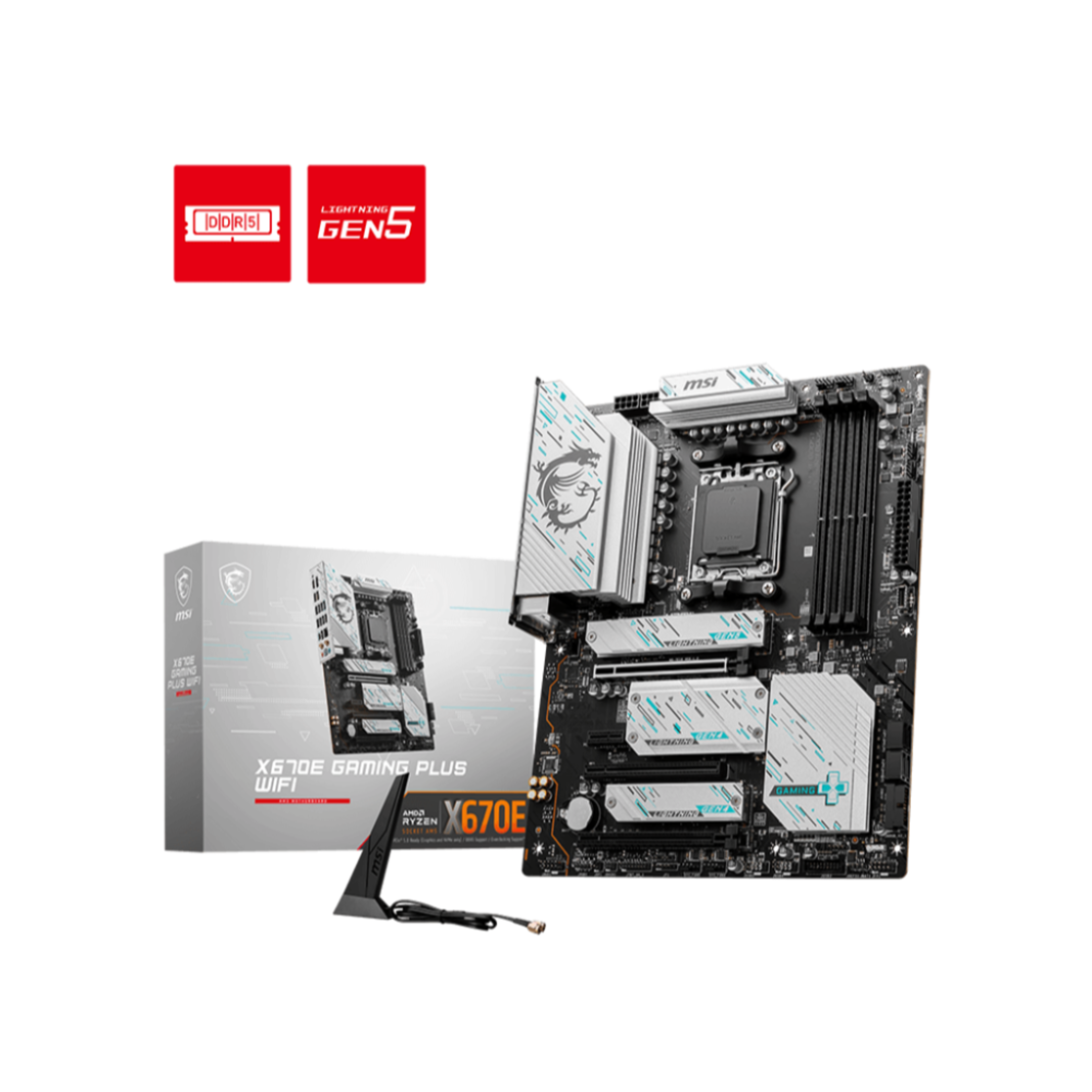 MSI X670E GAMING PLUS WIFI 5 MSI X670E GAMING PLUS WIFI thumbnail 5