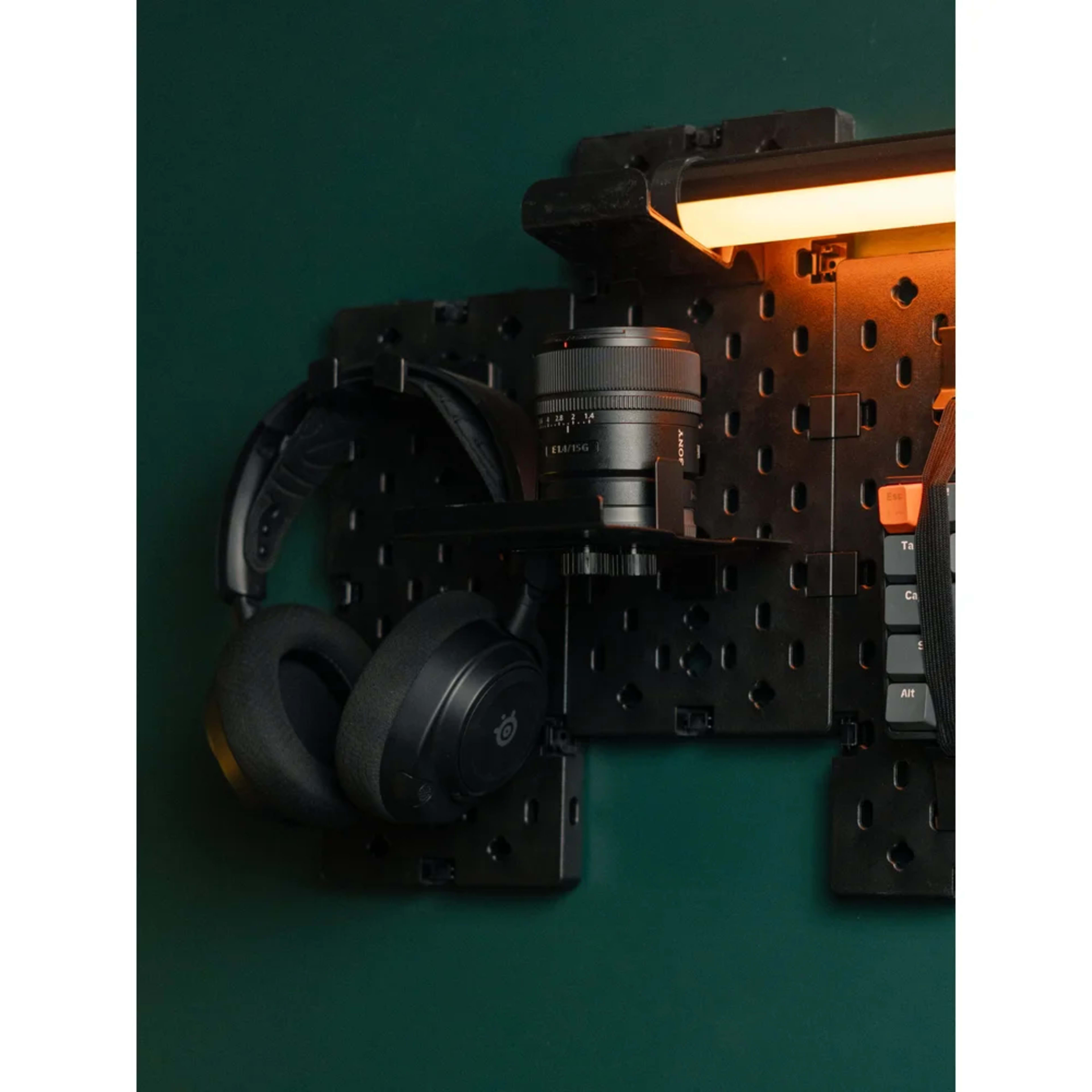 MXG PB-07 Wall Mounted Modular Gaming 7Pcs Pegboards Black 3 MXG PB-07 Wall Mounted Modular Gaming 7Pcs Pegboards Black thumbnail 3
