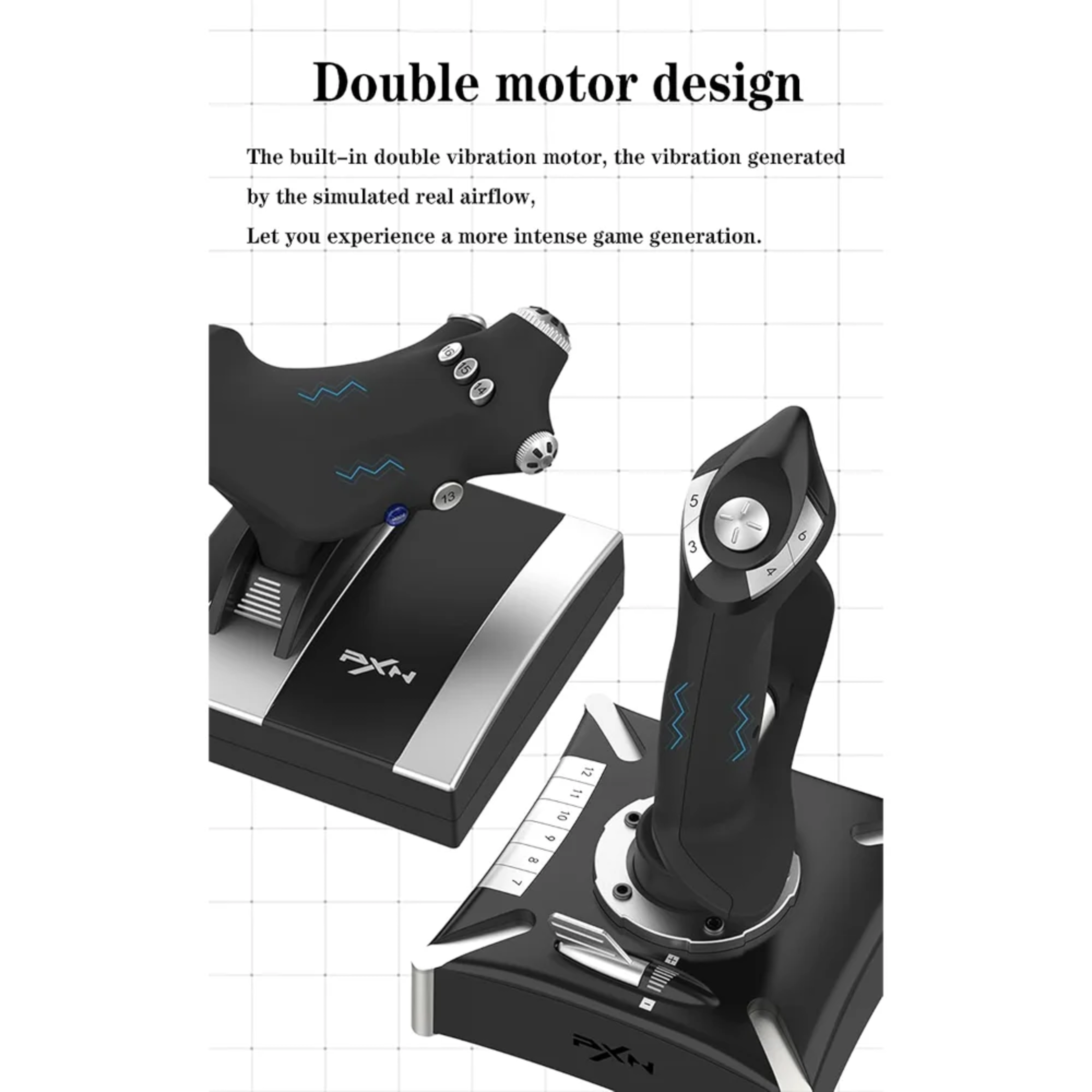 PXN-2119 PRO Flight Stick 5 PXN-2119 PRO Flight Stick thumbnail 5