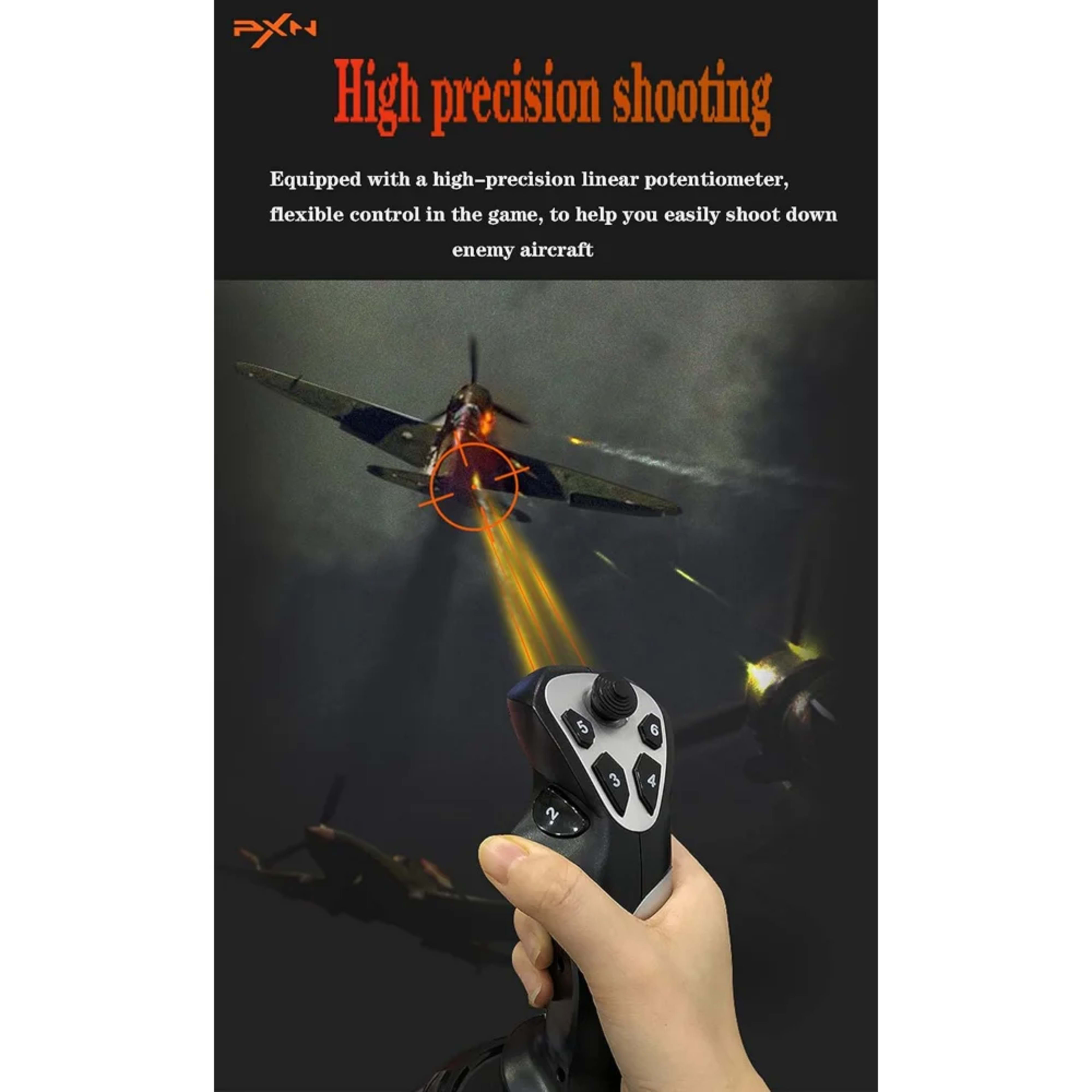 PXN-F16 FLIGHT JOSTICK 2 PXN-F16 FLIGHT JOSTICK thumbnail 2
