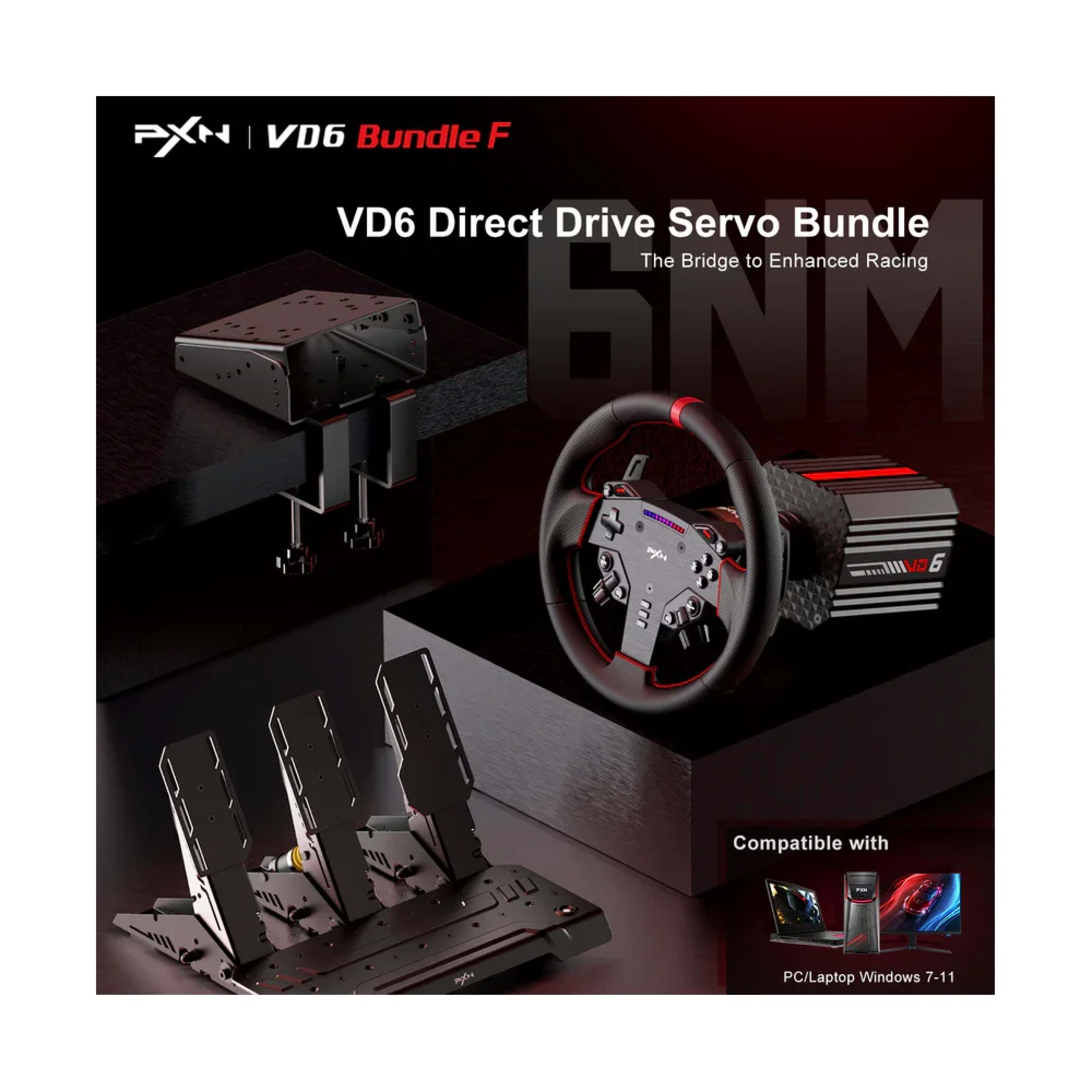 PXN VD6+W AS+PD HM Pedals + Z9 2 PXN VD6+W AS+PD HM Pedals + Z9 thumbnail 2