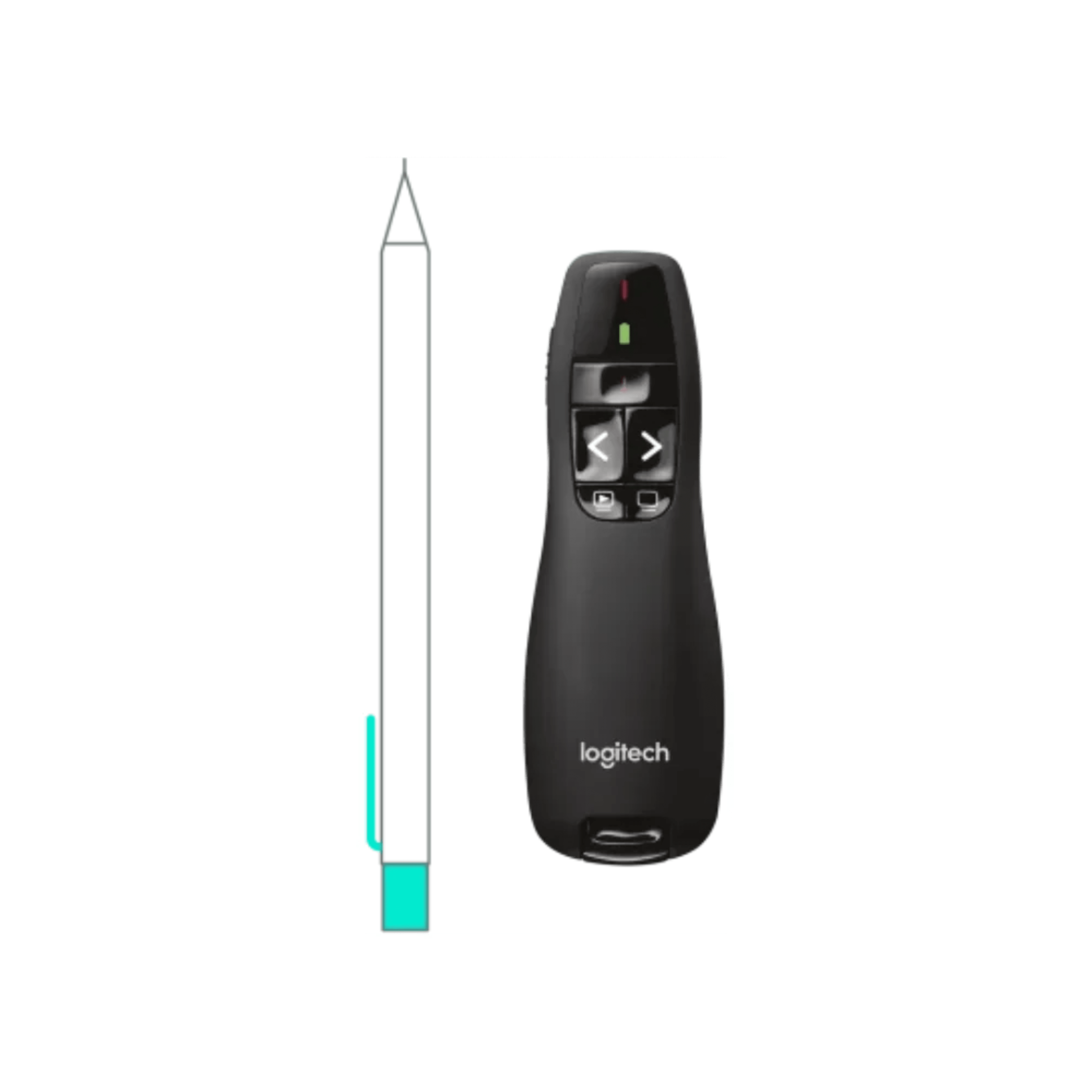 Logitech R400 Presenter Wireless - Black - Main Image Logitech R400 Presenter Wireless - Black - Main Image