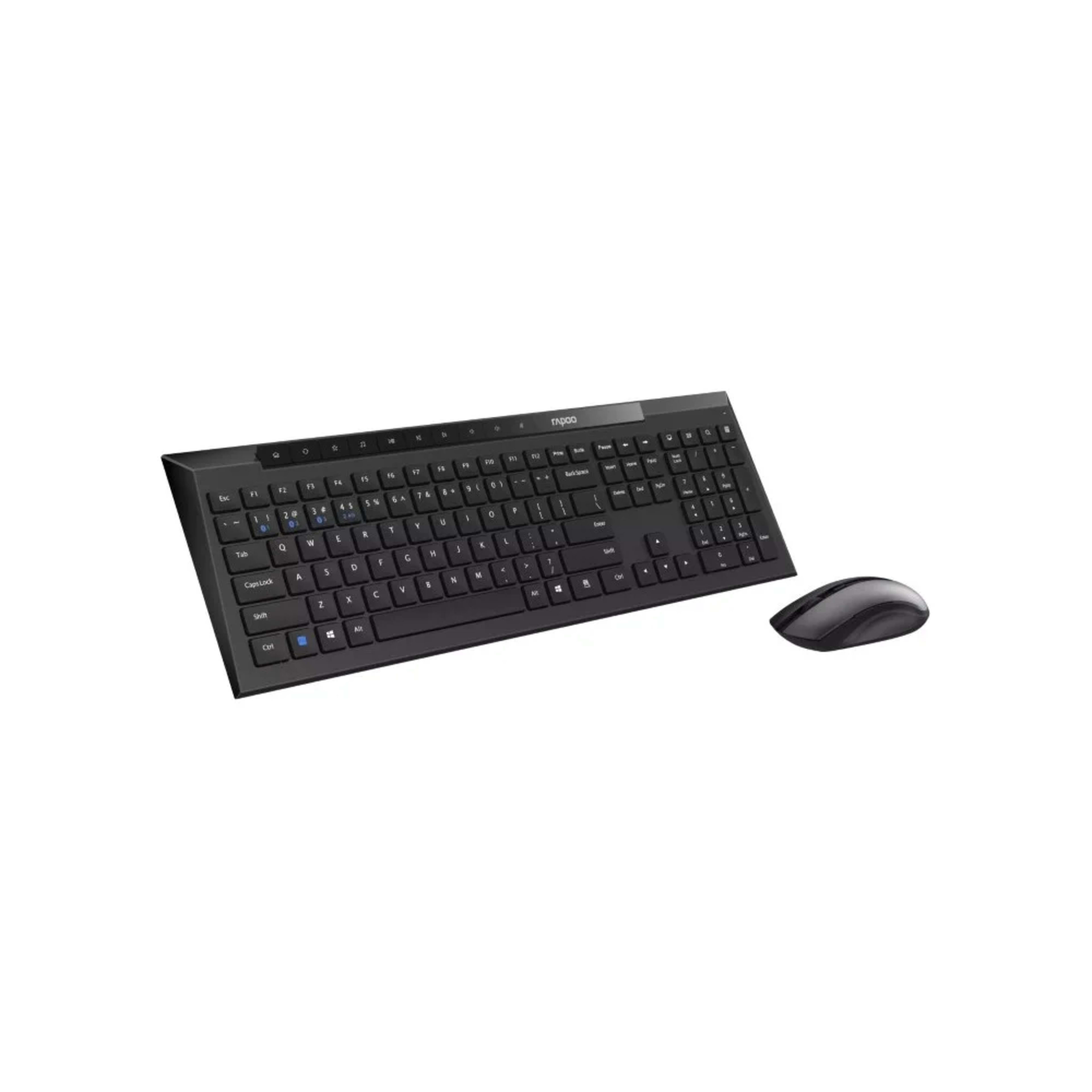 RAPOO 8210M Multi-mode Wireless Keyboard & Mouse US_Black 3 RAPOO 8210M Multi-mode Wireless Keyboard & Mouse US_Black thumbnail 3