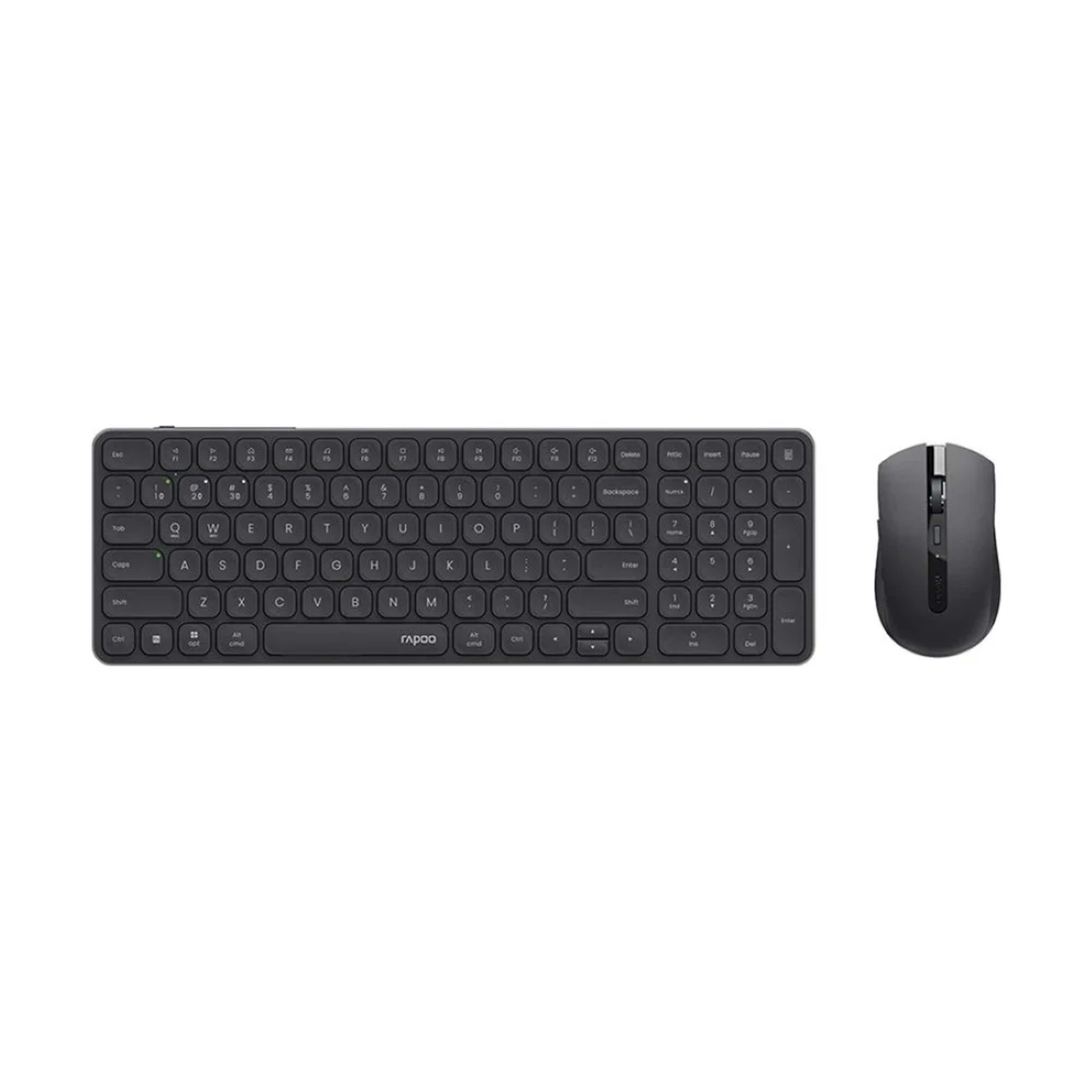 RAPOO 9350S Multi-mode wireless Mouse & Keyboard  US_Dark Grey - Main Image