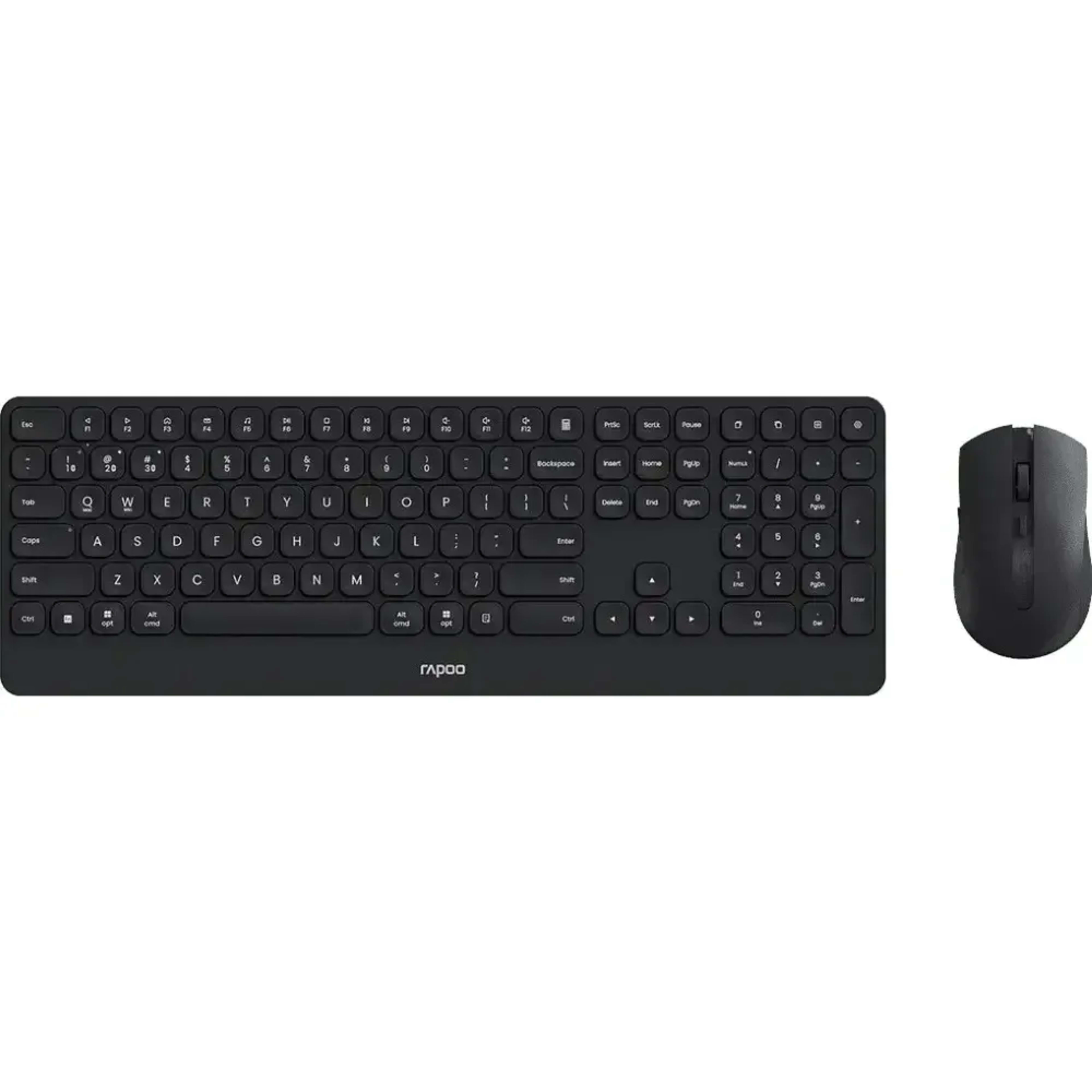 RAPOO 9510M Multi-mode wireless Mouse & Keyboard US_Dark Grey - Main Image RAPOO 9510M Multi-mode wireless Mouse & Keyboard US_Dark Grey - Main Image