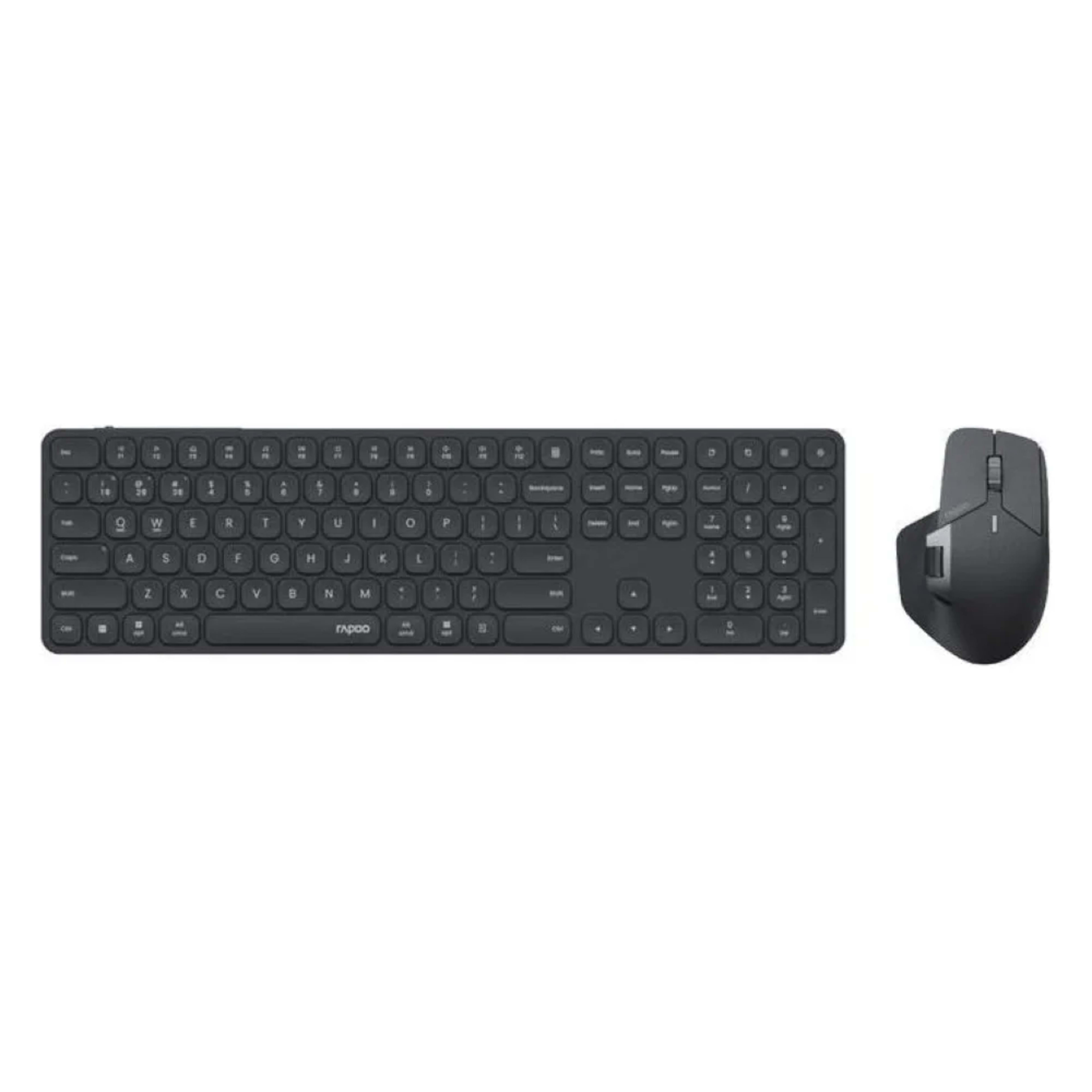 RAPOO 9560M Multi-mode wireless Mouse & Keyboard US_Dark Grey - Main Image RAPOO 9560M Multi-mode wireless Mouse & Keyboard US_Dark Grey - Main Image
