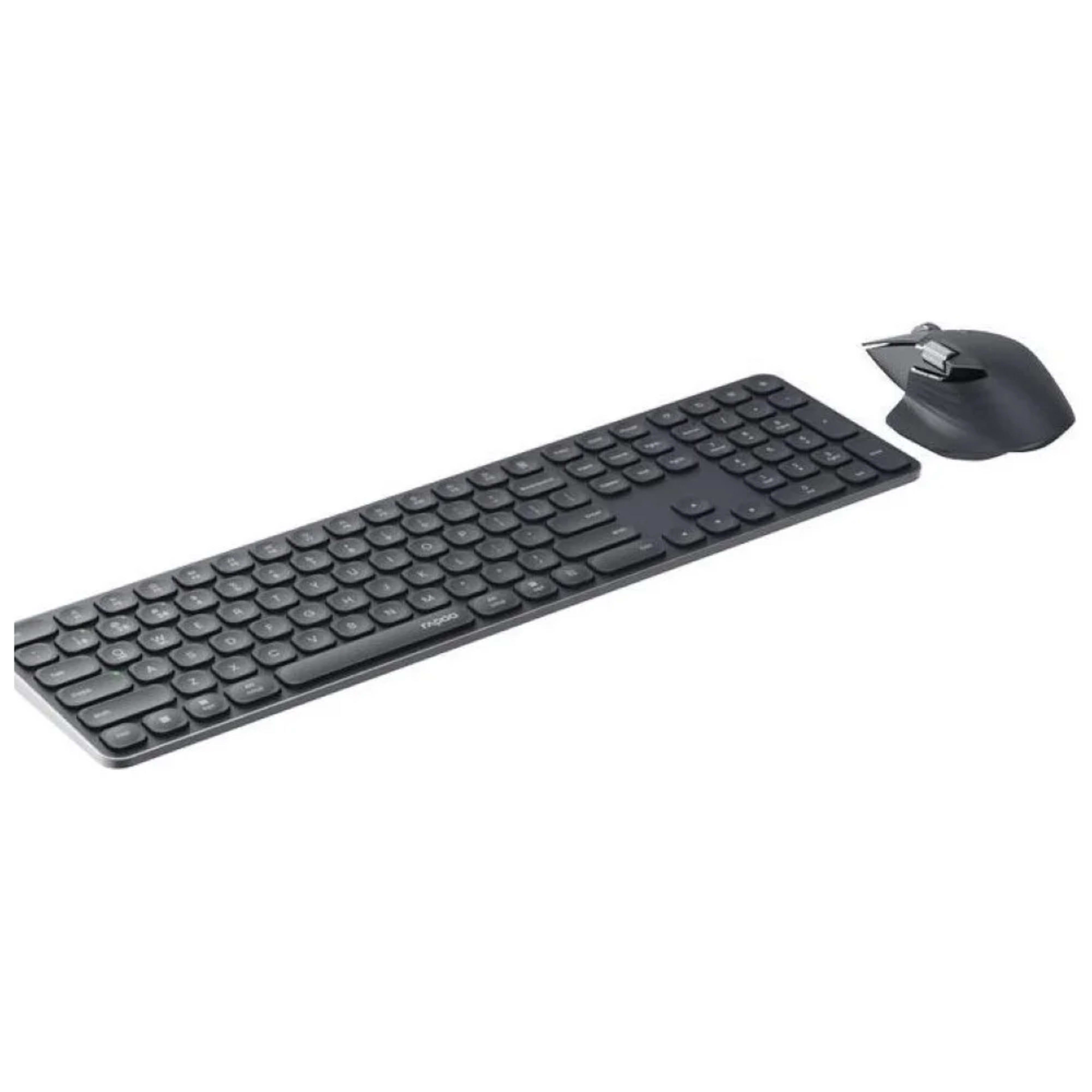 RAPOO 9560M Multi-mode wireless Mouse & Keyboard US_Dark Grey 3 RAPOO 9560M Multi-mode wireless Mouse & Keyboard US_Dark Grey thumbnail 3