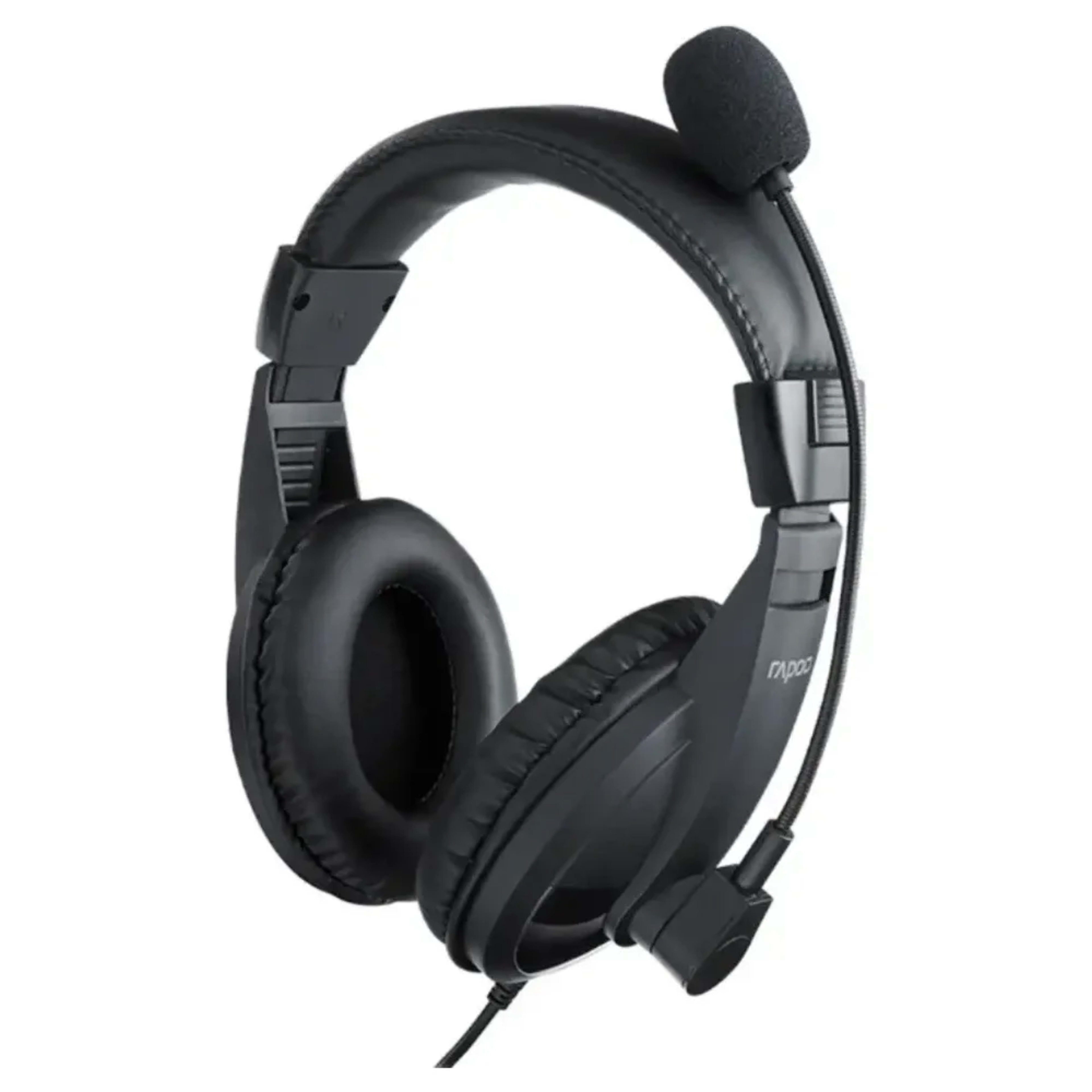 RAPOO H150S USB Stereo headset Black - Main Image RAPOO H150S USB Stereo headset Black - Main Image