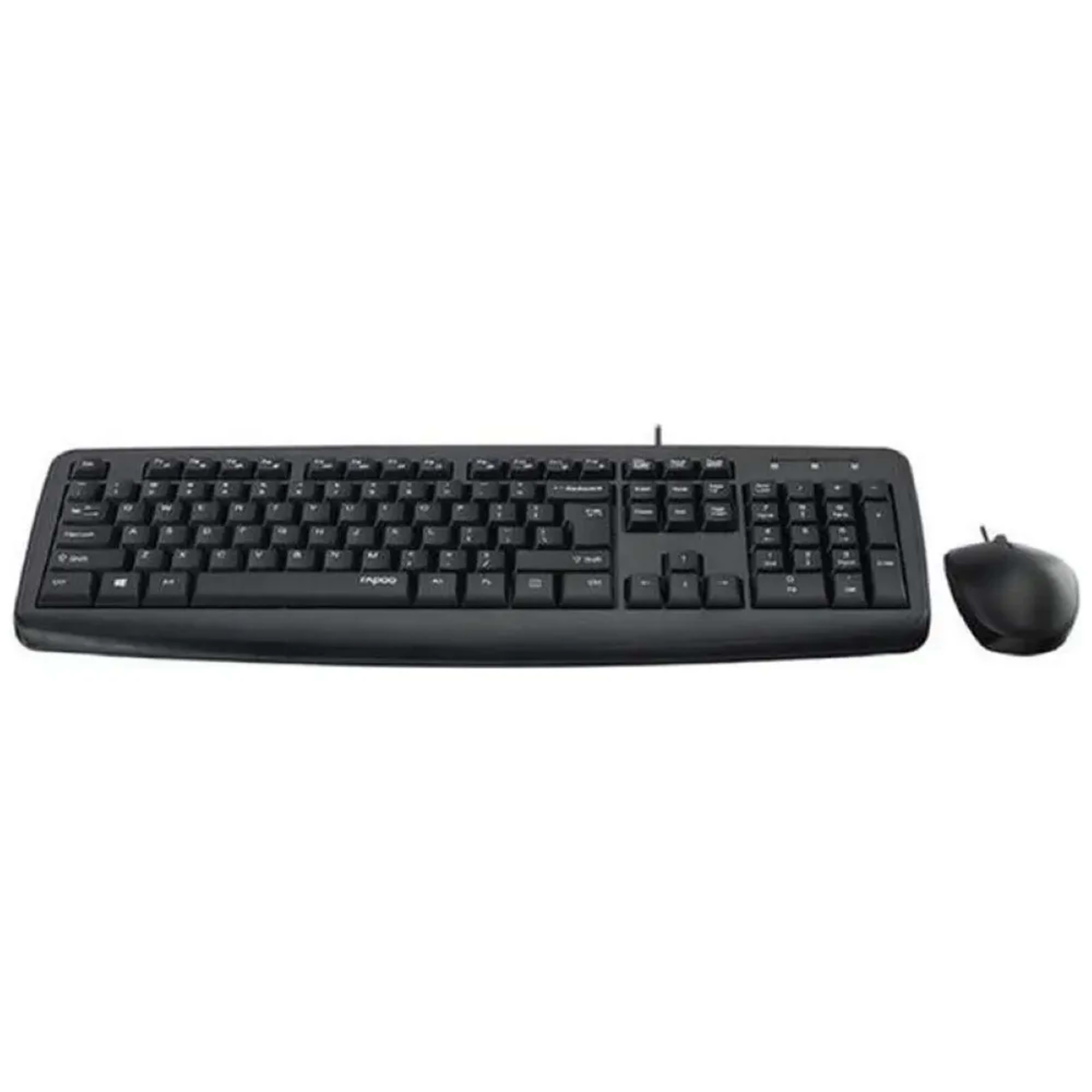 RAPOO NX1600 Wired Mouse & Keyboard Combo US_Black 2 RAPOO NX1600 Wired Mouse & Keyboard Combo US_Black thumbnail 2