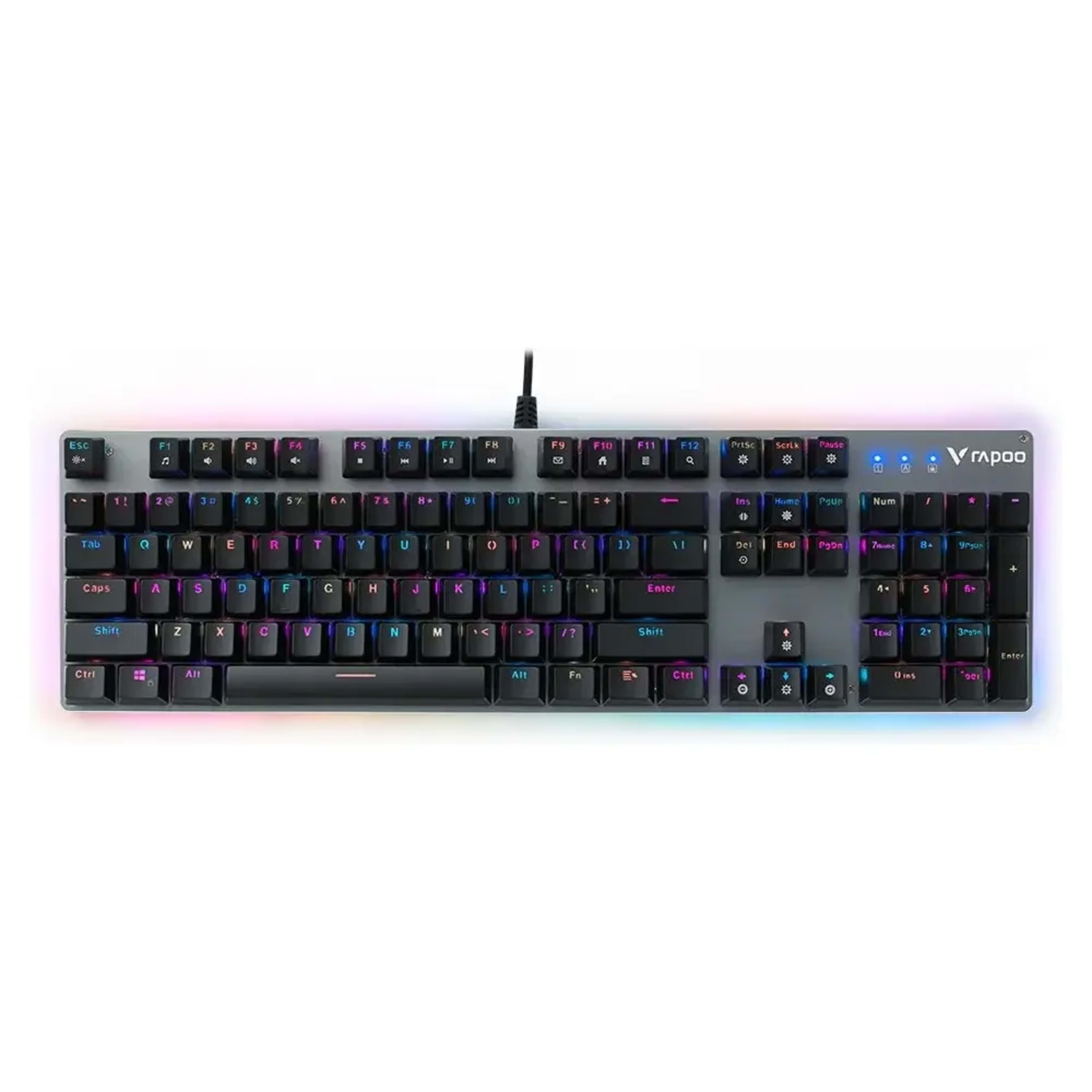 RAPOO V520 Backlit Mechanical Gaming Keyboard US_Black - Main Image RAPOO V520 Backlit Mechanical Gaming Keyboard US_Black - Main Image
