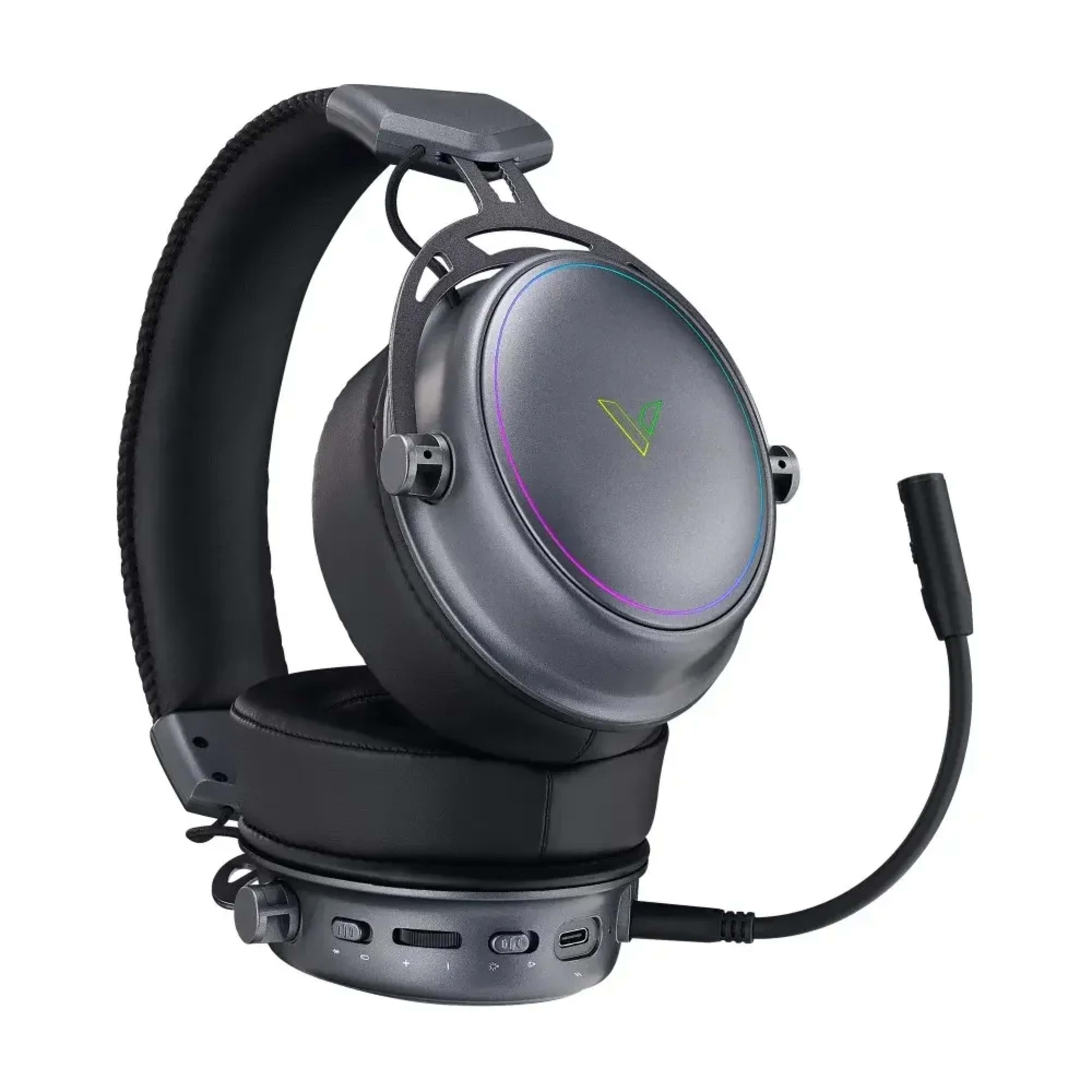 RAPOO VH800 Dual-mode wireless backlit Gaming Headset Space Grey 2 RAPOO VH800 Dual-mode wireless backlit Gaming Headset Space Grey thumbnail 2