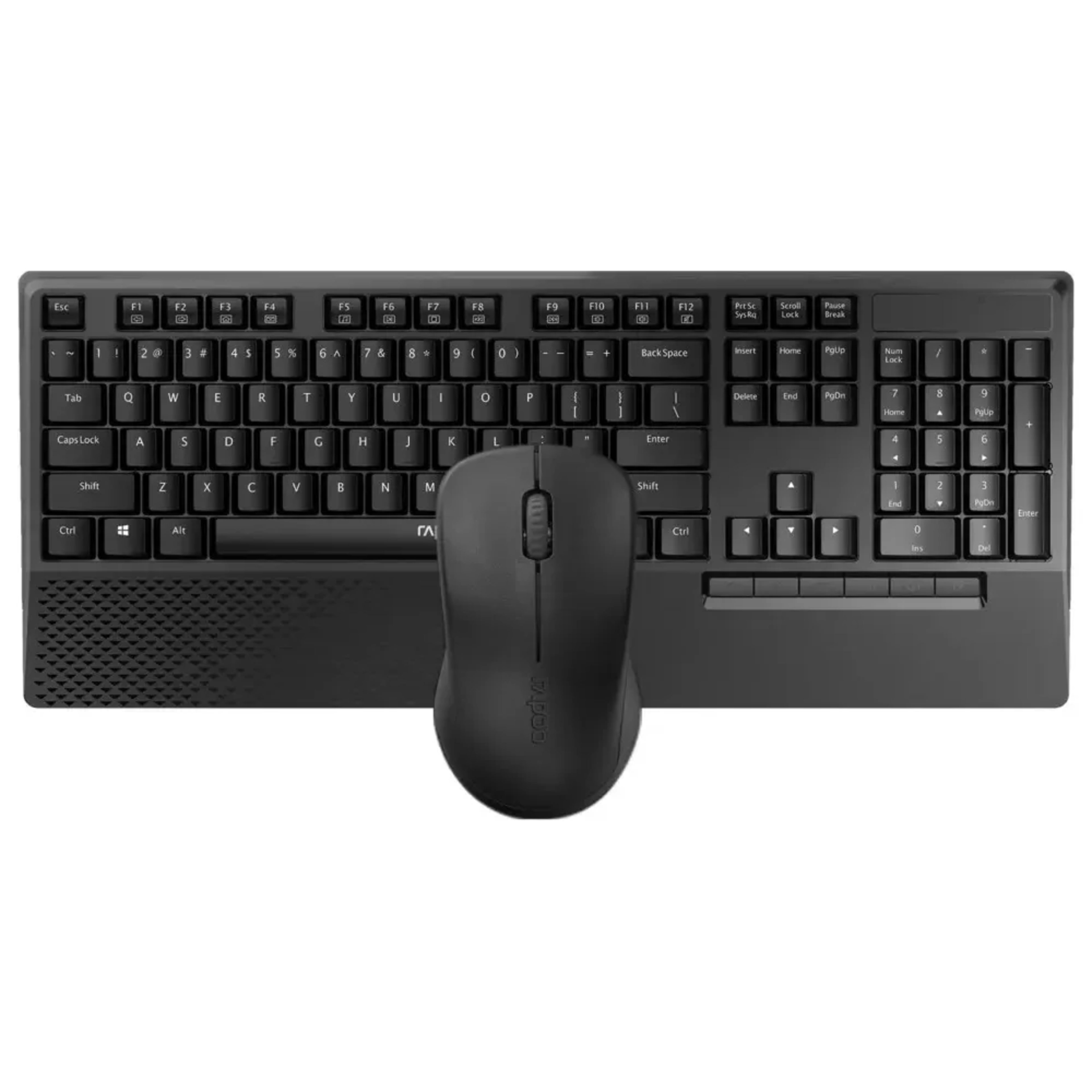 RAPOO X1960 Wireless Mouse & Keyboard US_Black - Main Image RAPOO X1960 Wireless Mouse & Keyboard US_Black - Main Image