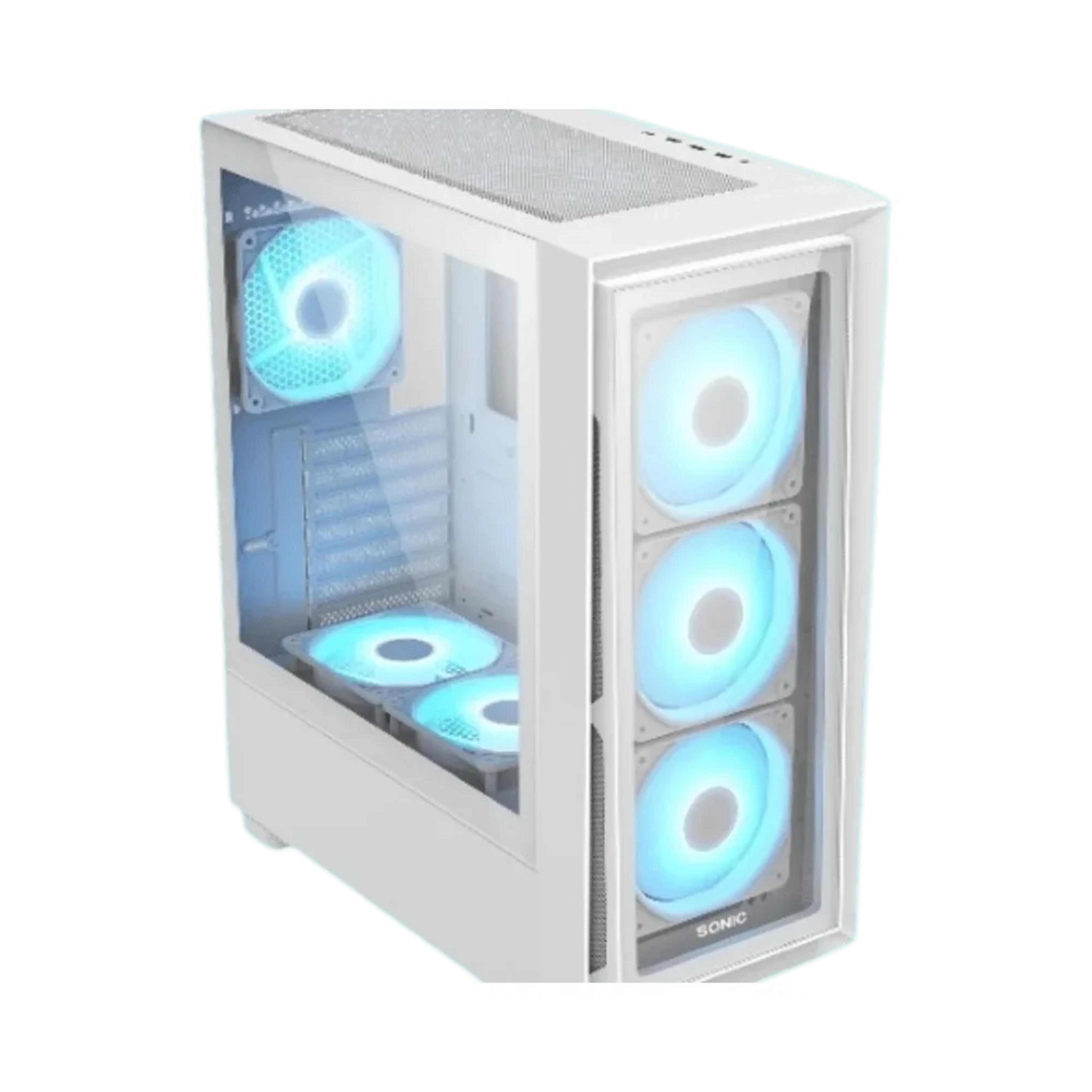 Sonic Casing Gaming C05 White 4 RGB Fans - Main Image