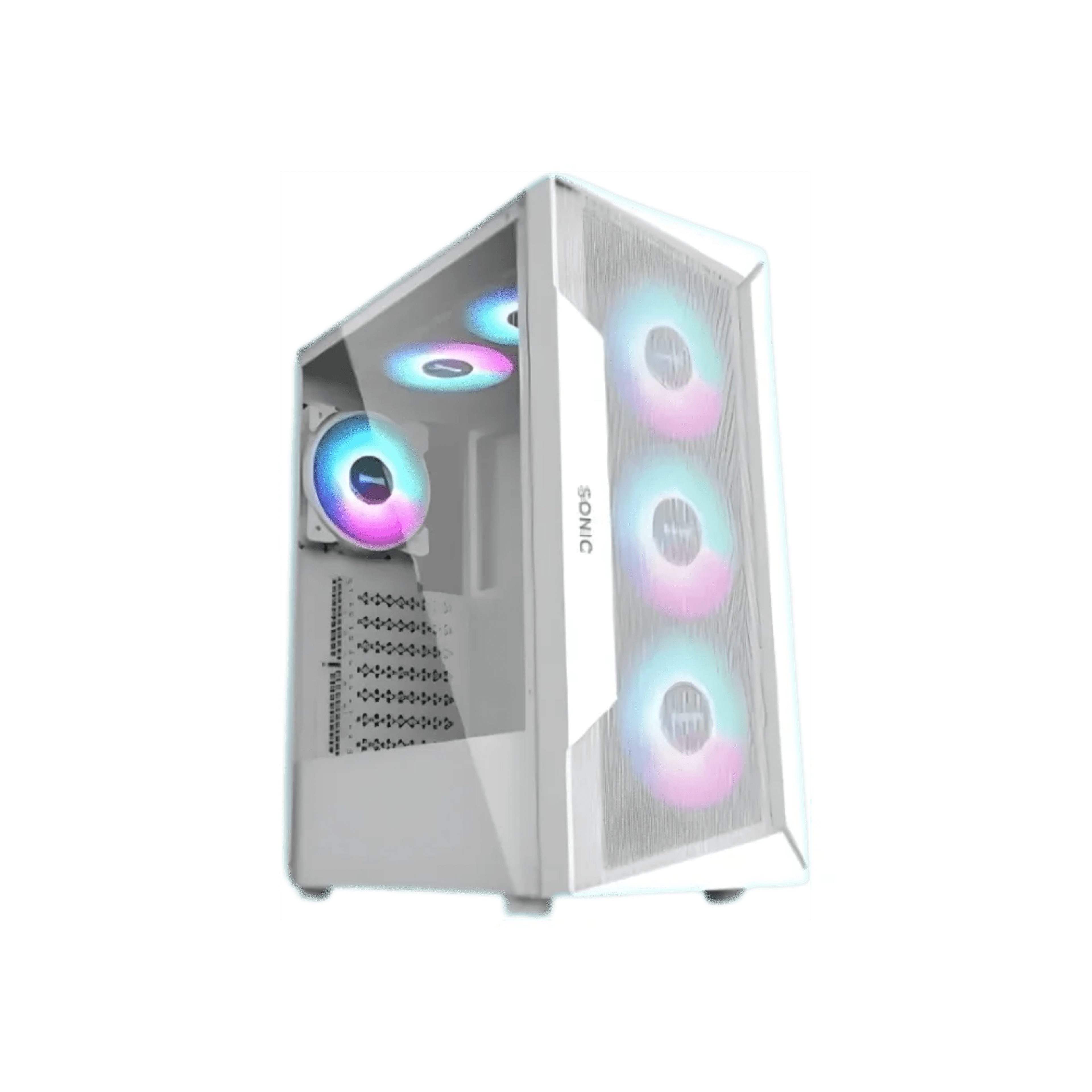 Sonic R28 Gaming Case - White - Main Image Sonic R28 Gaming Case - White - Main Image