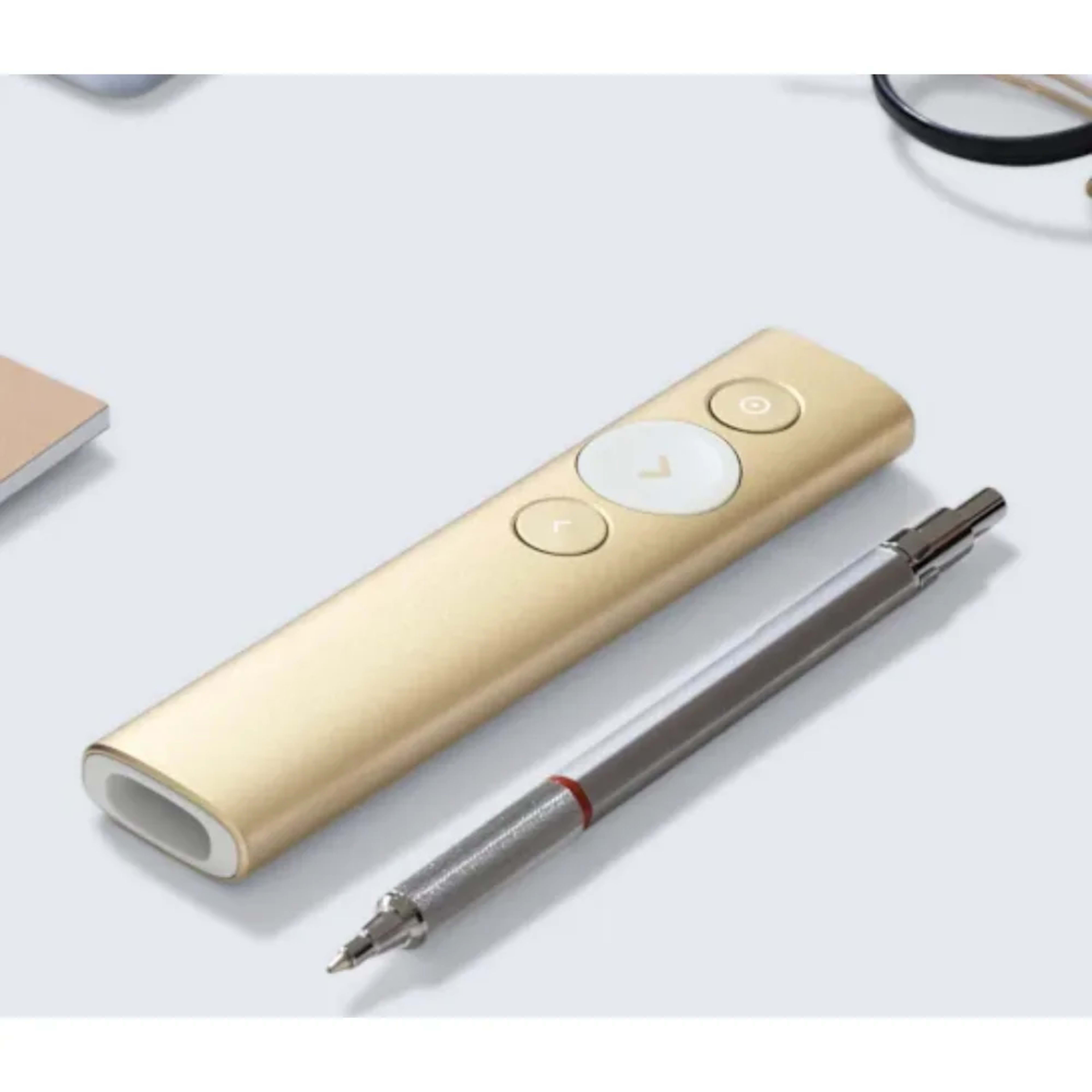 Logitech SPOTLIGHT Presentation Remote - Golden - Main Image Logitech SPOTLIGHT Presentation Remote - Golden - Main Image