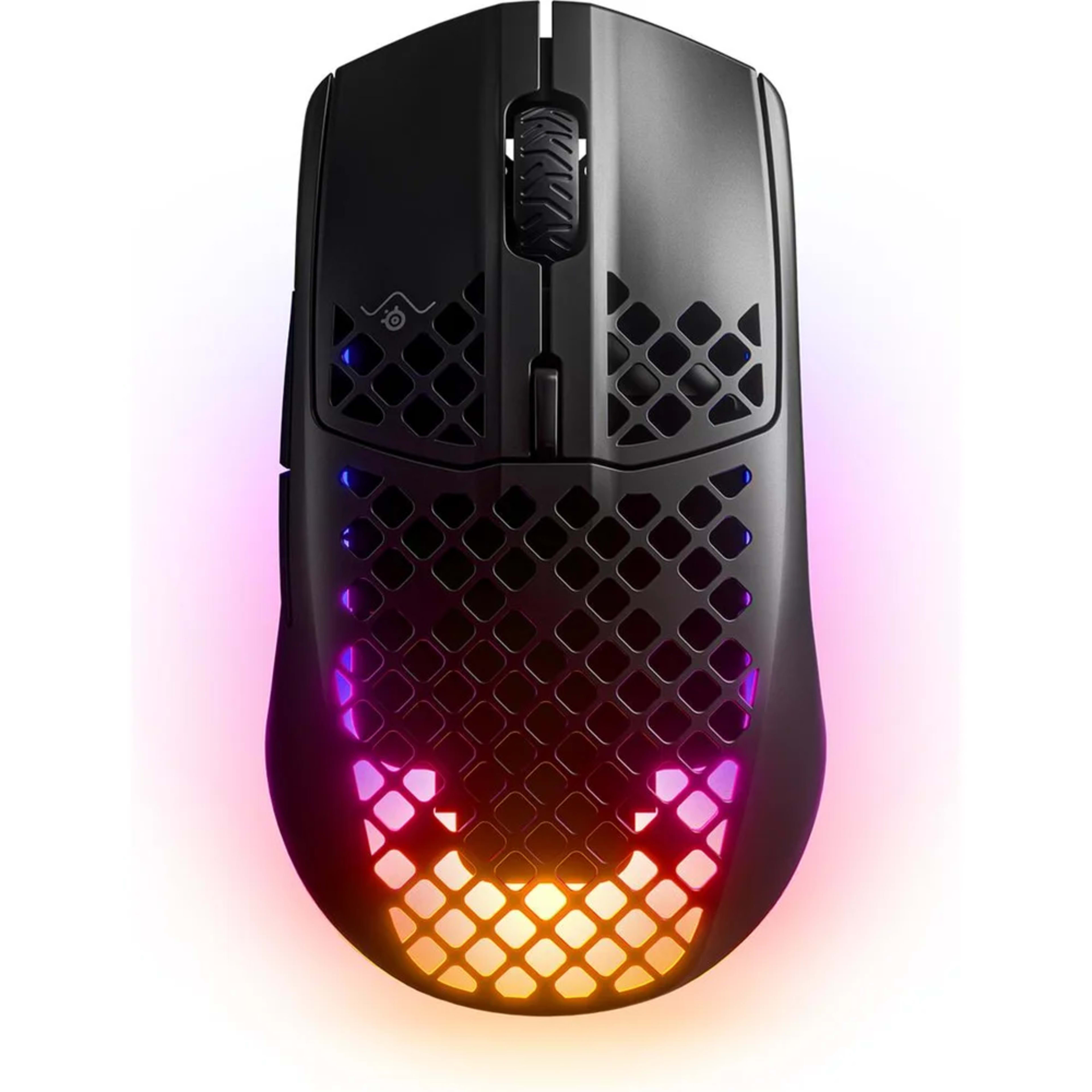 Steelseries Aerox 3 Wireless Onyx Gaming Mouse. - Black - Main Image Steelseries Aerox 3 Wireless Onyx Gaming Mouse. - Black - Main Image